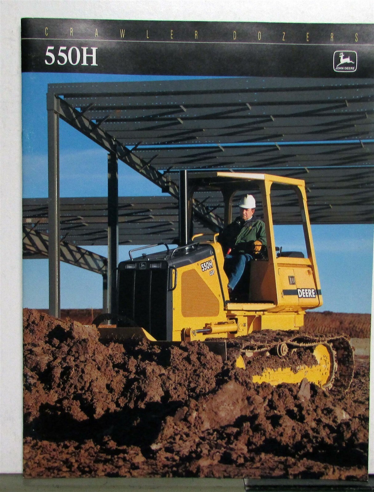 1999 Caterpillar 550H Crawler Dozer Specs Construction Sales Brochure