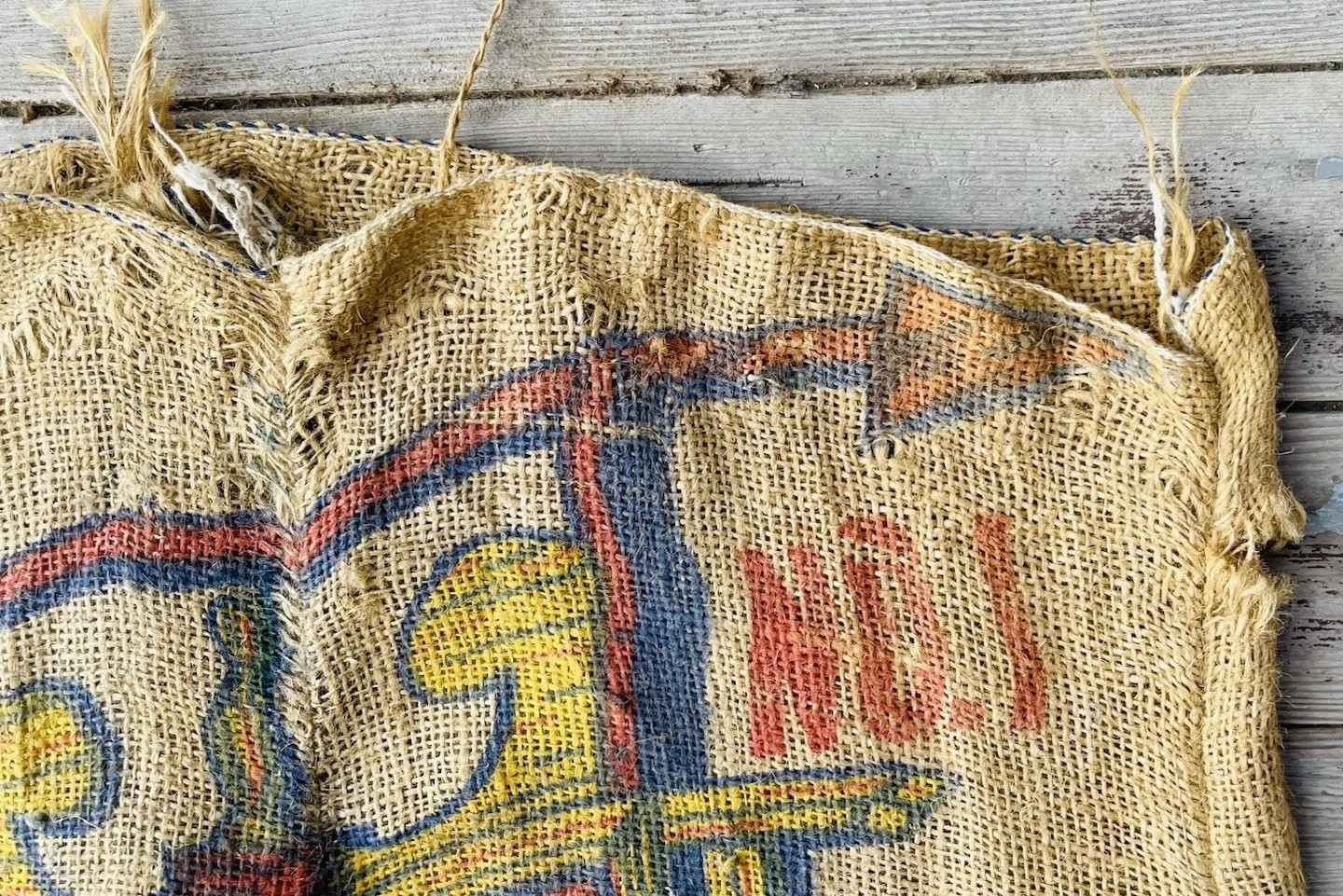 LADY LIBERTY BRAND POTATOES BURLAP BAG U.S. NO. 1 RUSTIC 100 LBS SAN JACINTO, CA
