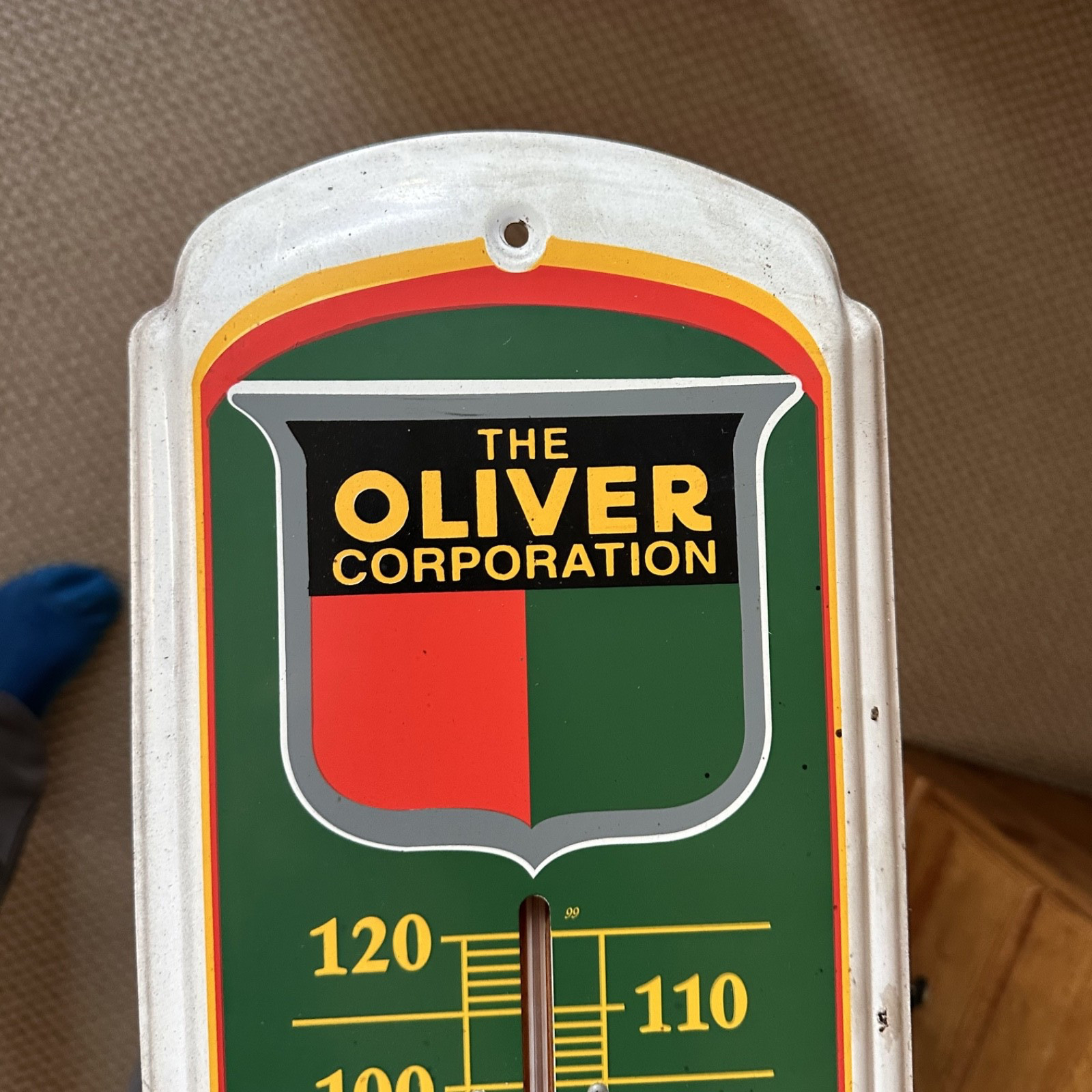 Working Vintage Large Oliver thermometer – Made by Taylor