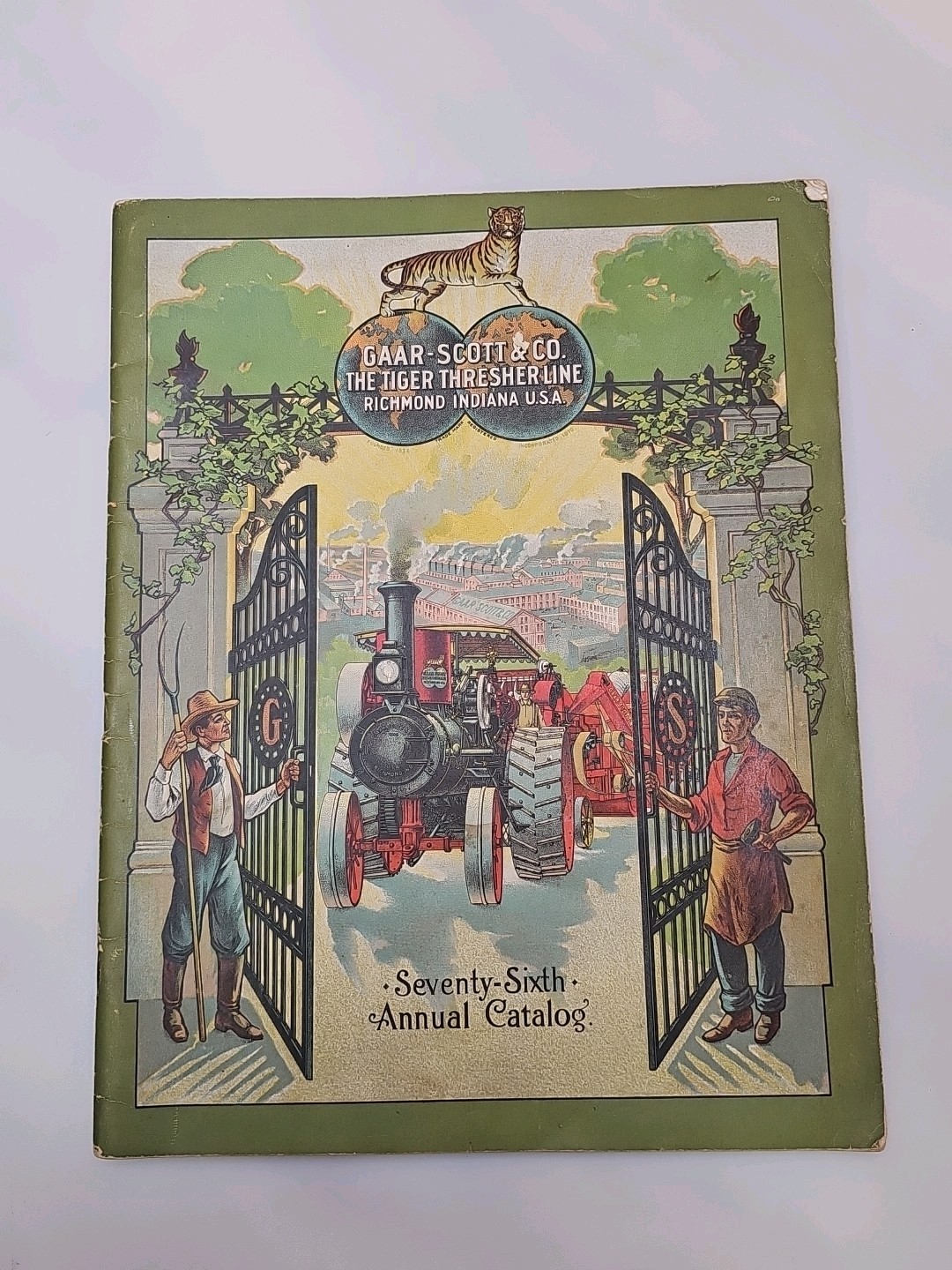 Gaar Scott Engine The Tiger Thresher Catalog Richmond INDIANA 1917