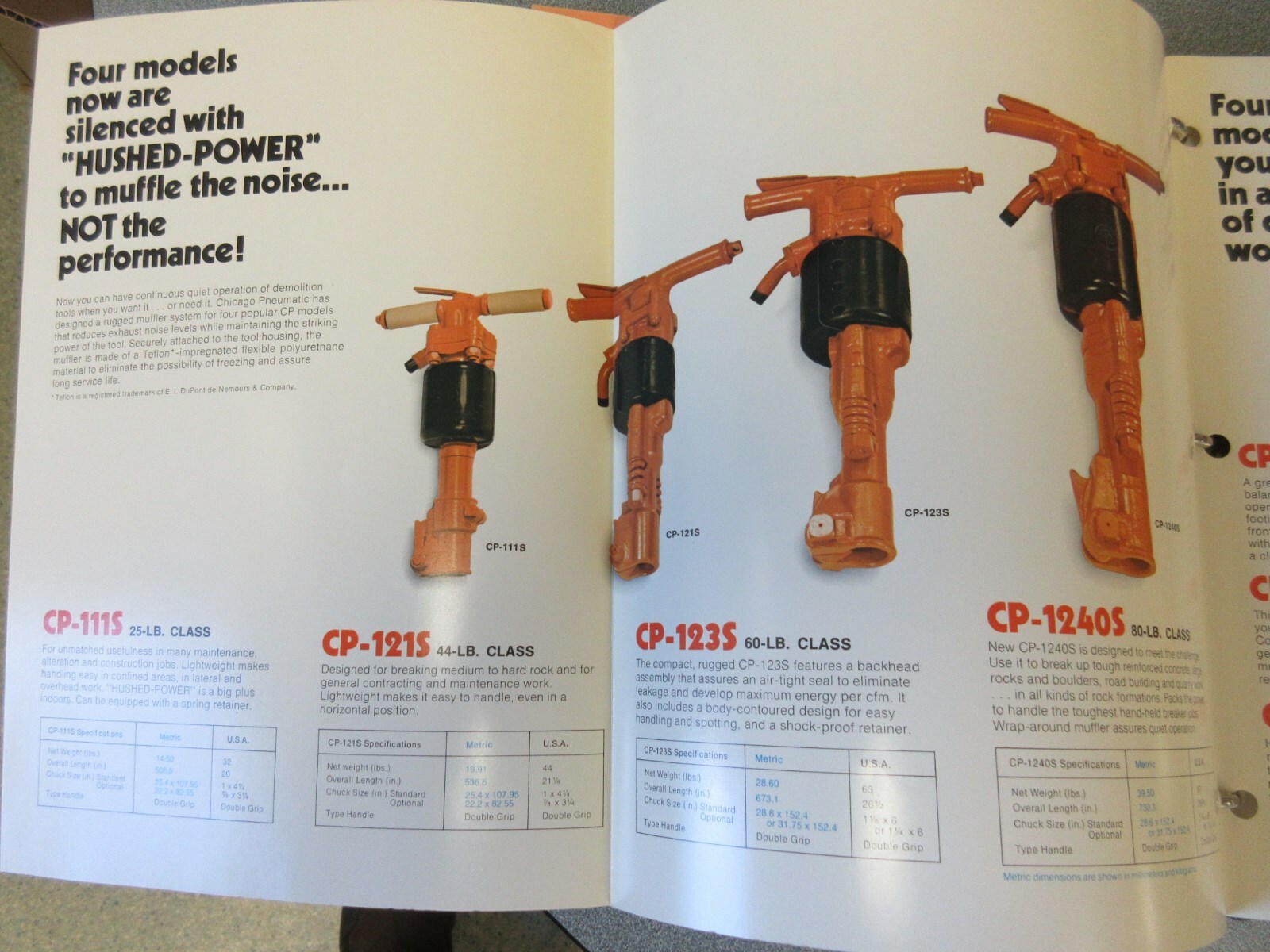 Chicago Pneumatic Demolition Tools Information