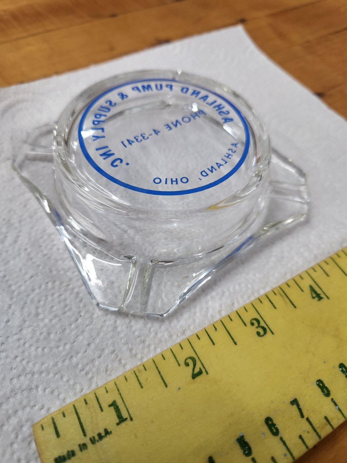 Ashland Pump Ashtray – Vintage Farm Advertising – Ashland Ohio