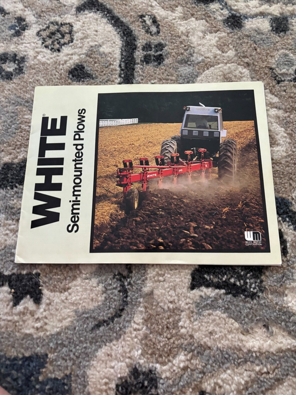 White Tractor Semi MOunted Plows Brochure FCCA24