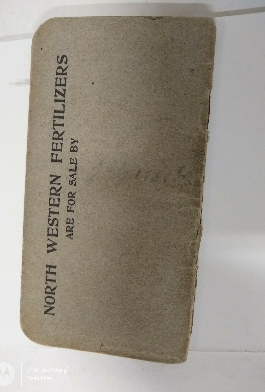 1909-1910 North Western Fertilizing Co Animal Bone Fertilizer Booklet St Louis