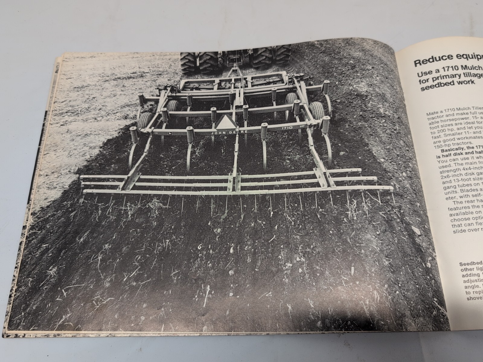 John Deere Field Finishing Equipment For 1978 Brochure FCCA