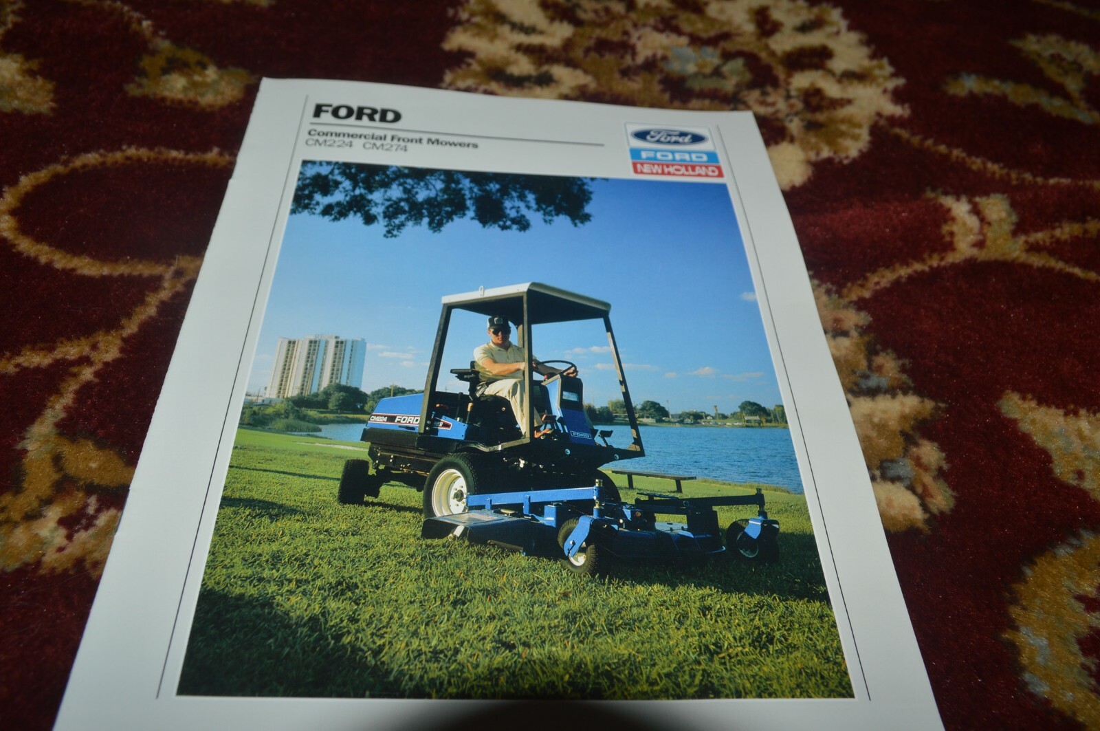 Ford Tractor CM224 CM274 Commercial Front Mower Brochure DCPA15
