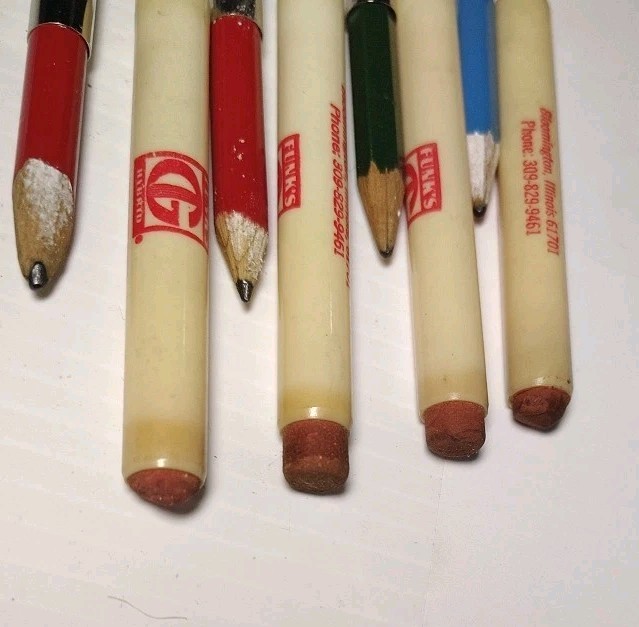 Lot Of 4 Funk&rsquo;s G Hybrid Bloomington, Illinois Builet Pencils