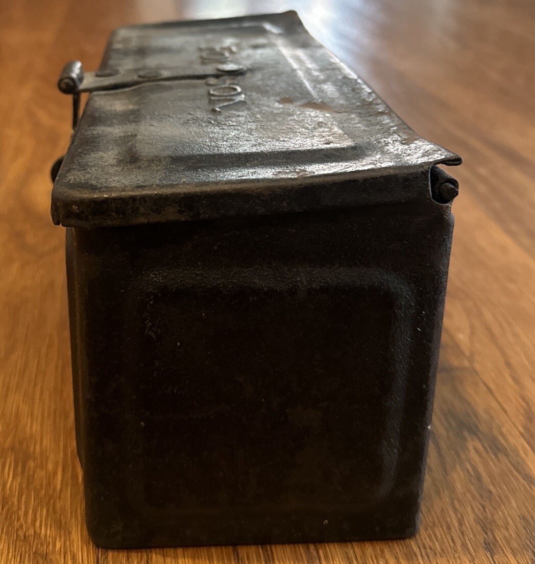 Fordson Tractor Tool Utility Box Antique Farm Collectible Embossed