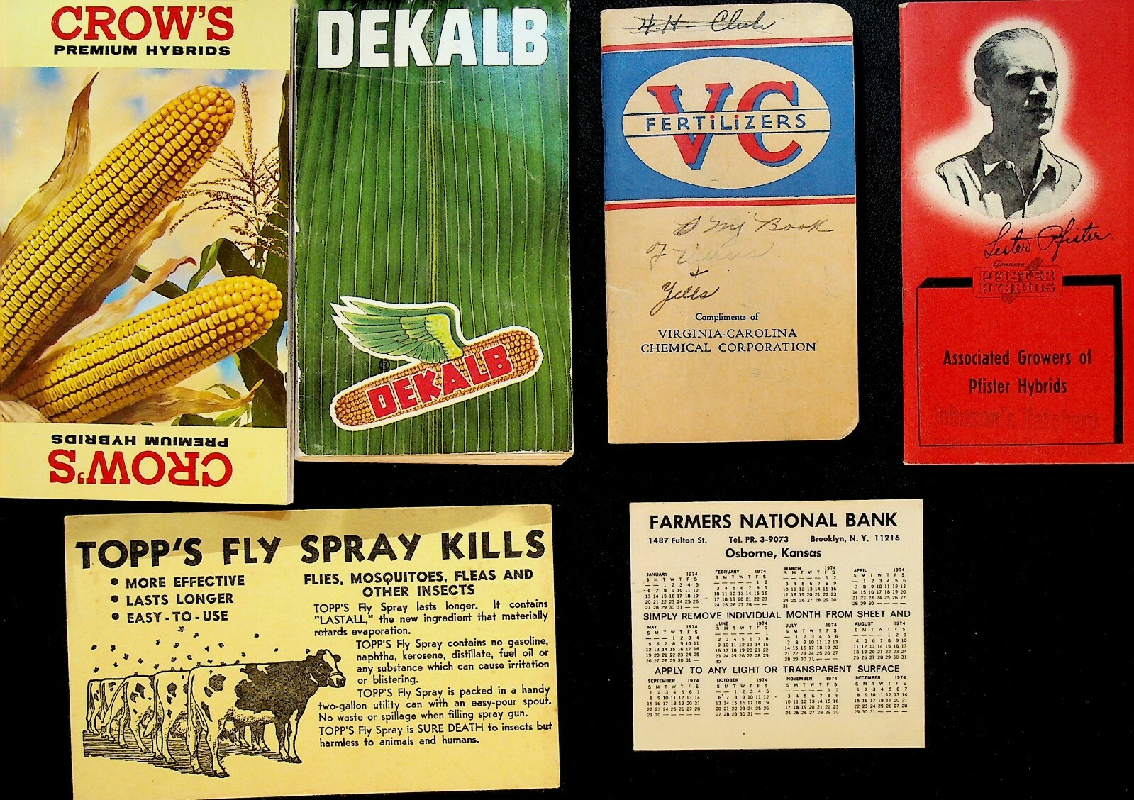 Agriculture Lot Genesee Farmer Dekalb VC Fertilizers Pfister Hybrids Crow&rsquo;s