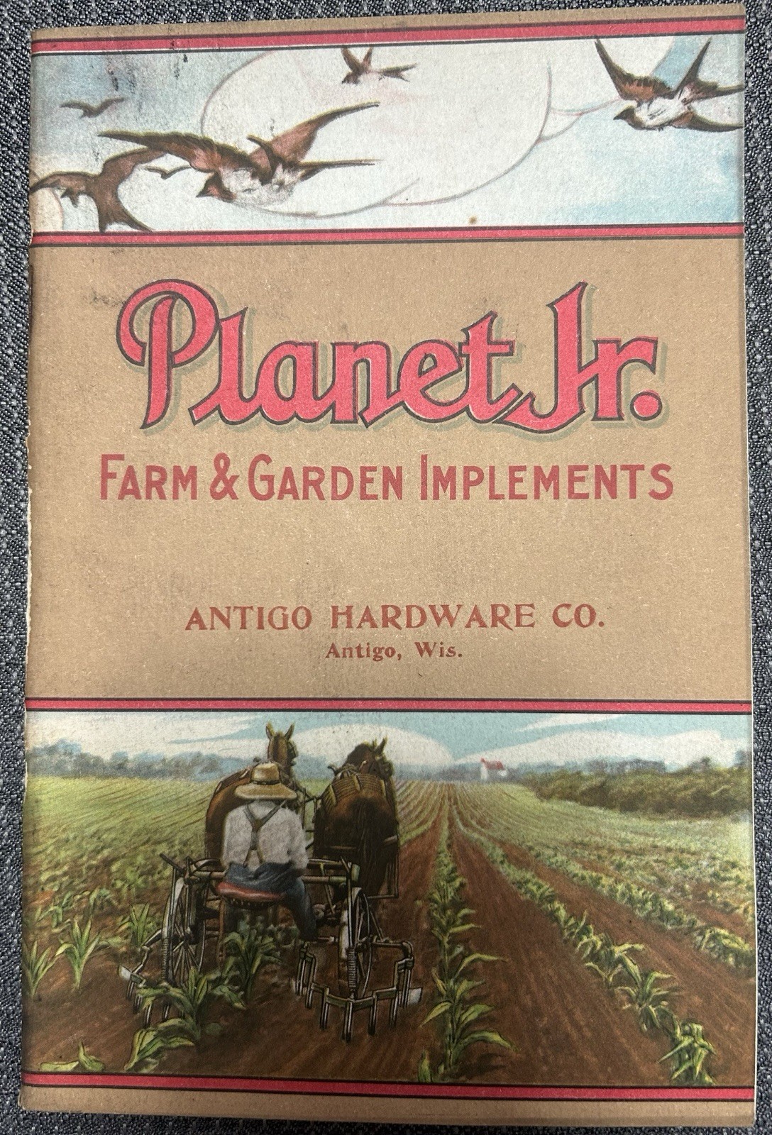 1912 Planet Jr Catalog- Original Old Stock From Turn Of Century Hardware Store