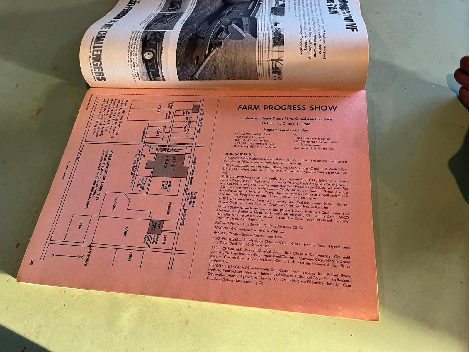 vintage farm progress show 1968 wallaces farmer newspaper