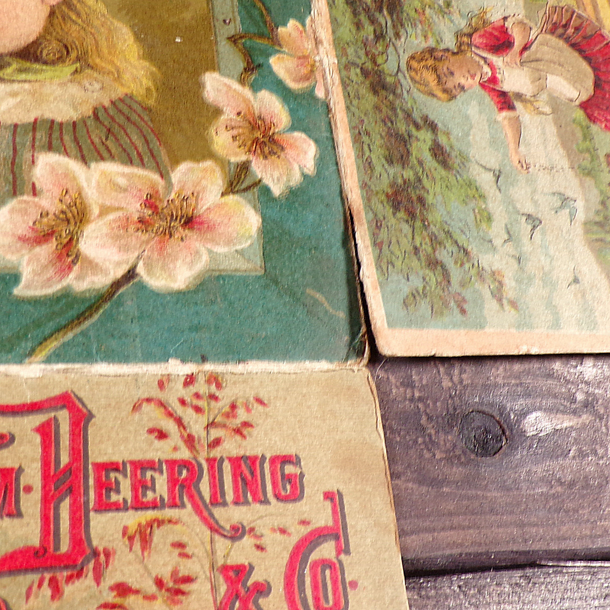 McCormick DEERING MOWER REAPER BINDER FOLD OUT Vintage Farm Victorian Trade Card
