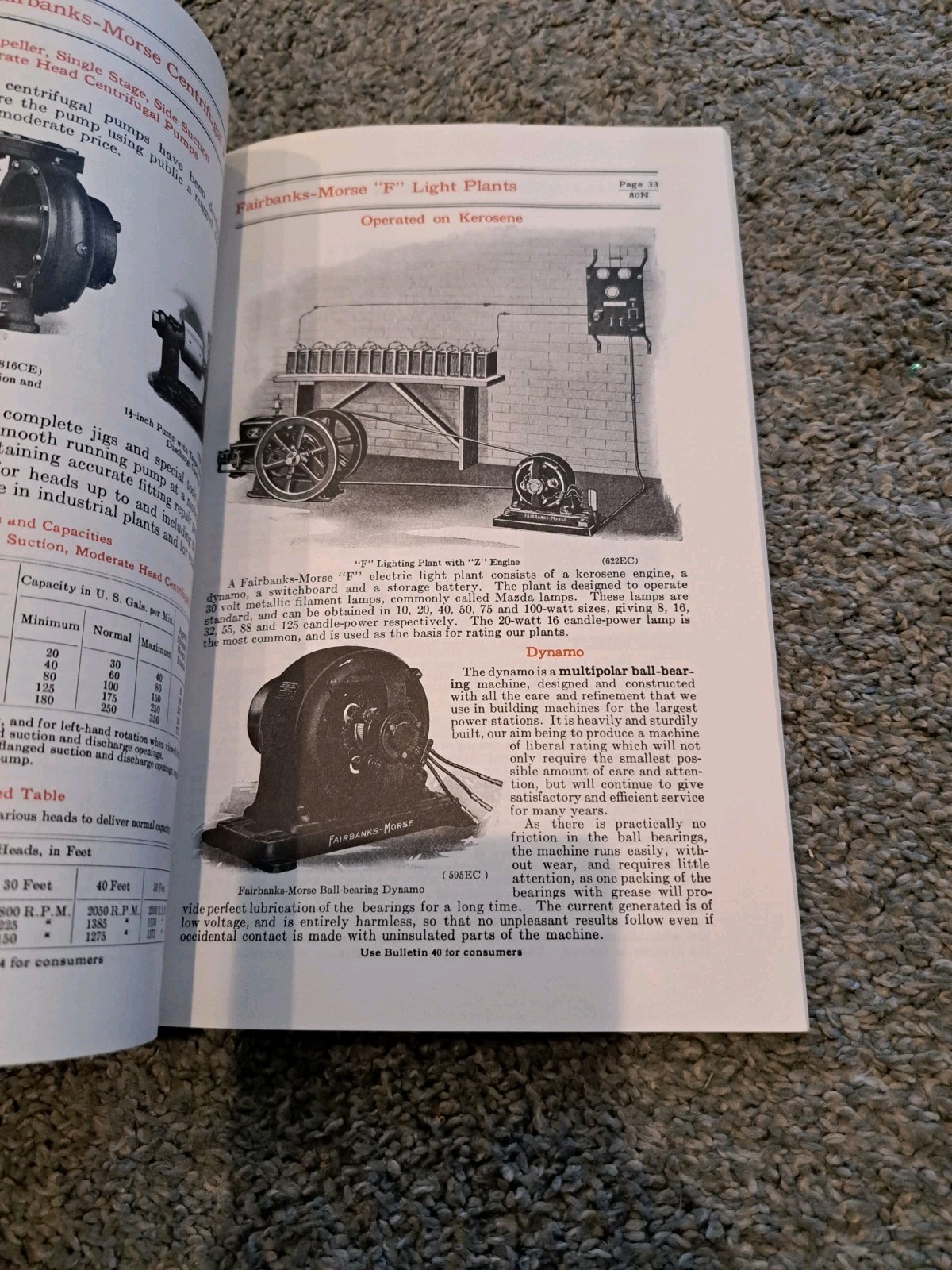 Fairbanks-Morse Farm Engines Dealer Catalog 80N 1919 REPRINT