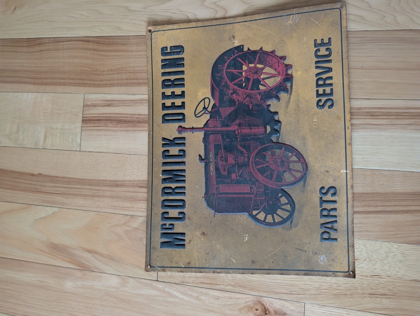 Vintage McCormick Deering Coca Cola True Blues 1991 Tin Sign Lot Advertising
