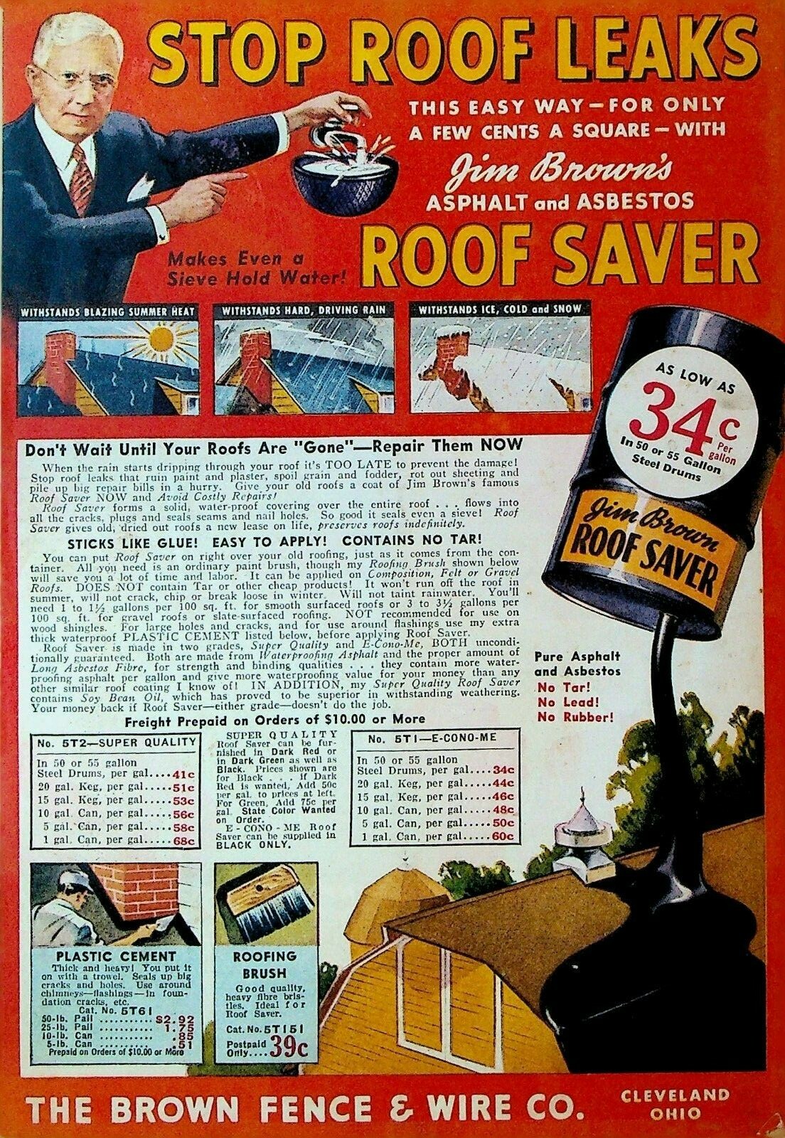 Jim Brown&rsquo;s Bargain Catalog Fall Winter 1942 Fence Wire Paints Clothes