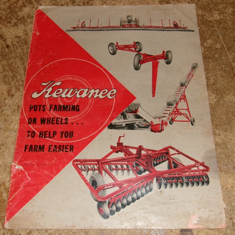 1958 kewanee full-line brochure in good shape used