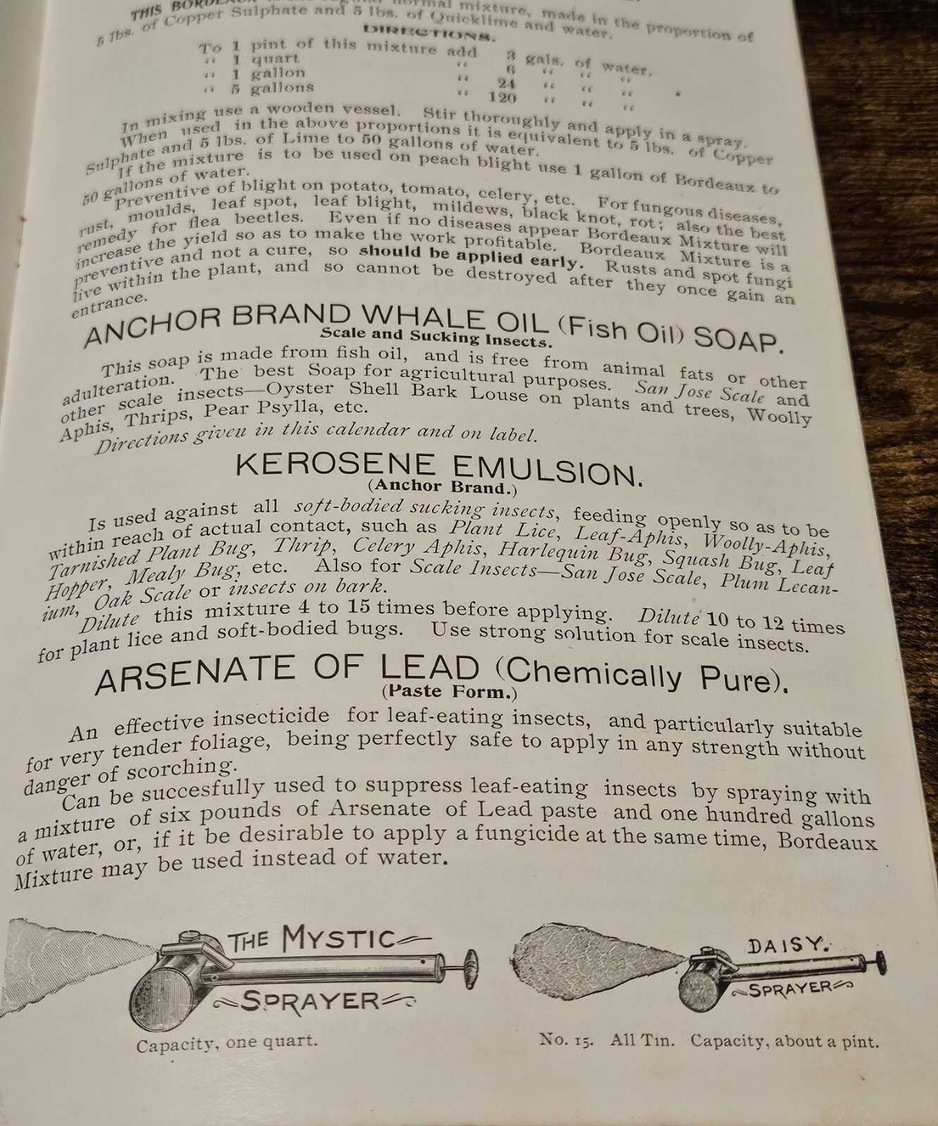 1908 Leggett&rsquo;s Spray Brochure Insecticides Canned Vegetables Farming