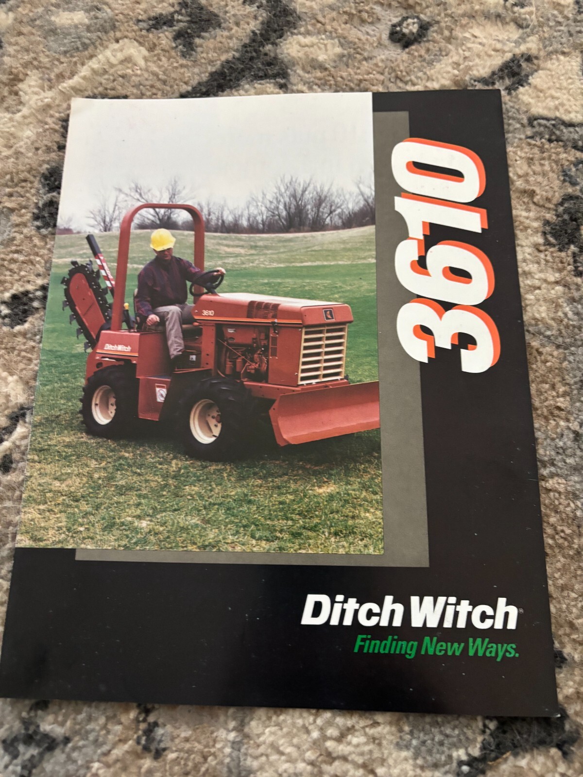 Ditch Witch 3610 Ditcher Brochure FCCA25