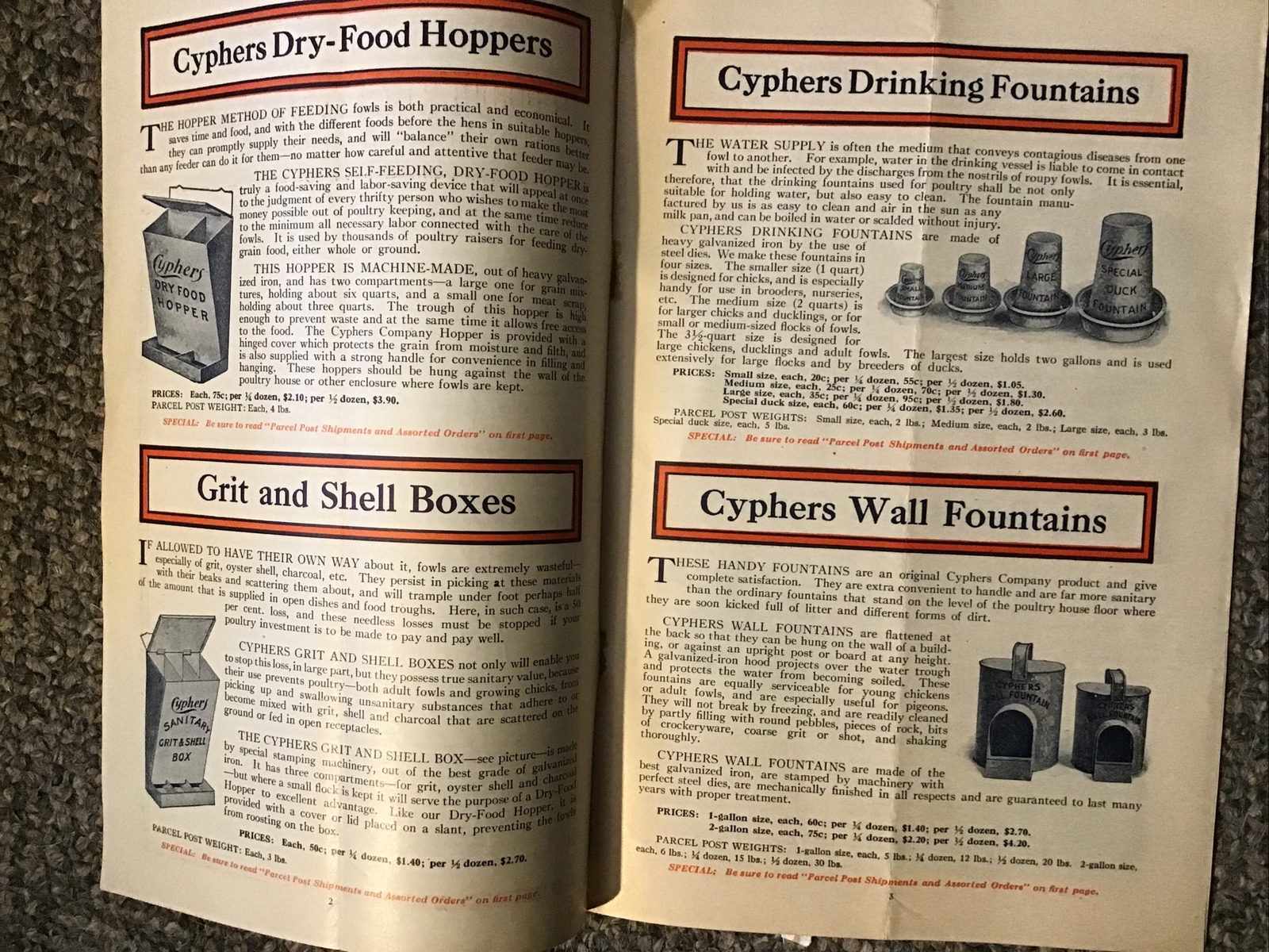 Cyphers Poultry Supplies 1900s Seasonal Catalog/ Insecticides Farming