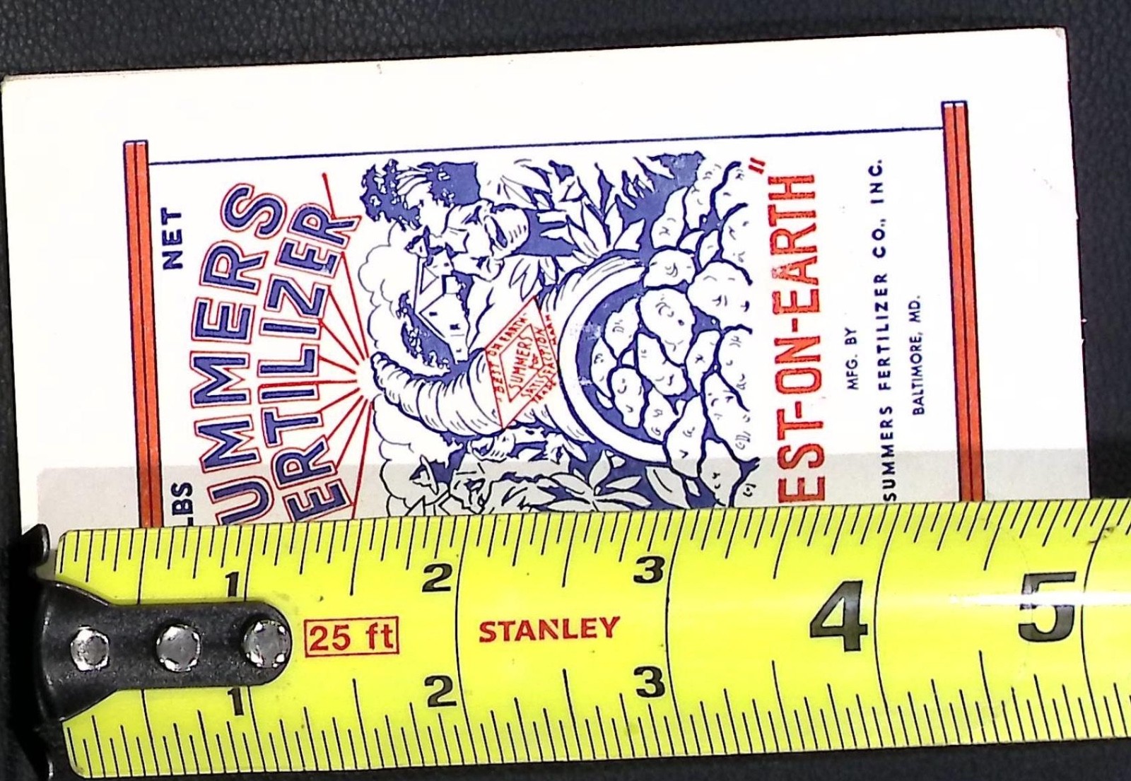 Vintage Summers Fertilizer Co. Baltimore Advertising Needle Pack Booklet