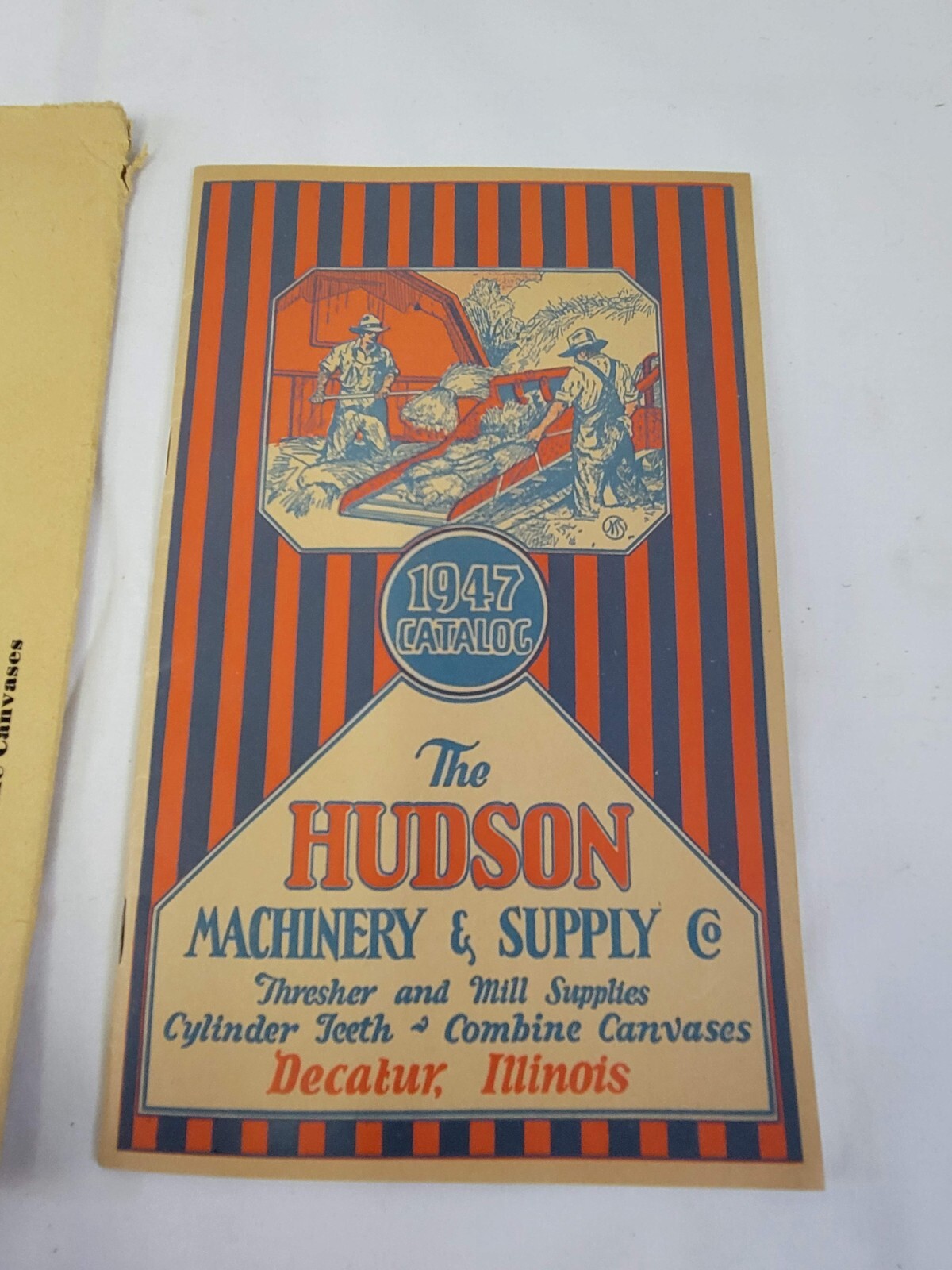 1947 Hudson FARM MACHINERY Thresher CATALOG Vintage Advertising DECATUR Illinois