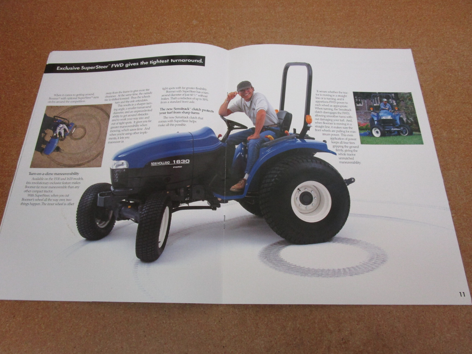 1996 Ford Tractor Boomer Compact Utility catalog sales brochure 26pg ORIGINAL