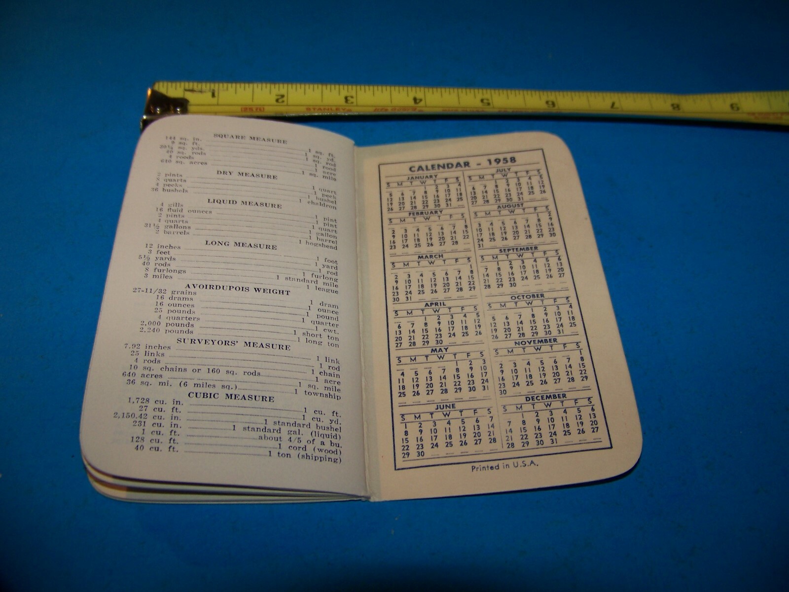 Royster Fertilizer « Daily Reminder » Memo Booklet 1957 F.S. Royster Guano Comp.