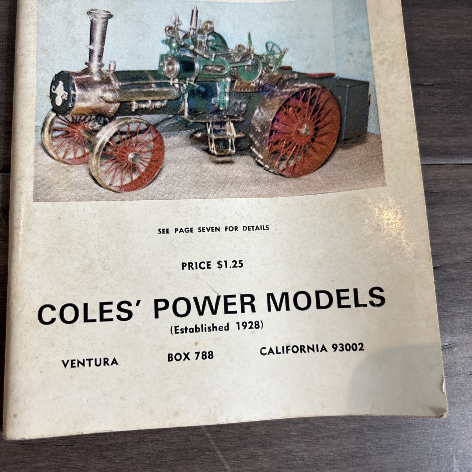 Coles Power Models Catalog No 20 Model Engineering Steam Engine Parts 1966