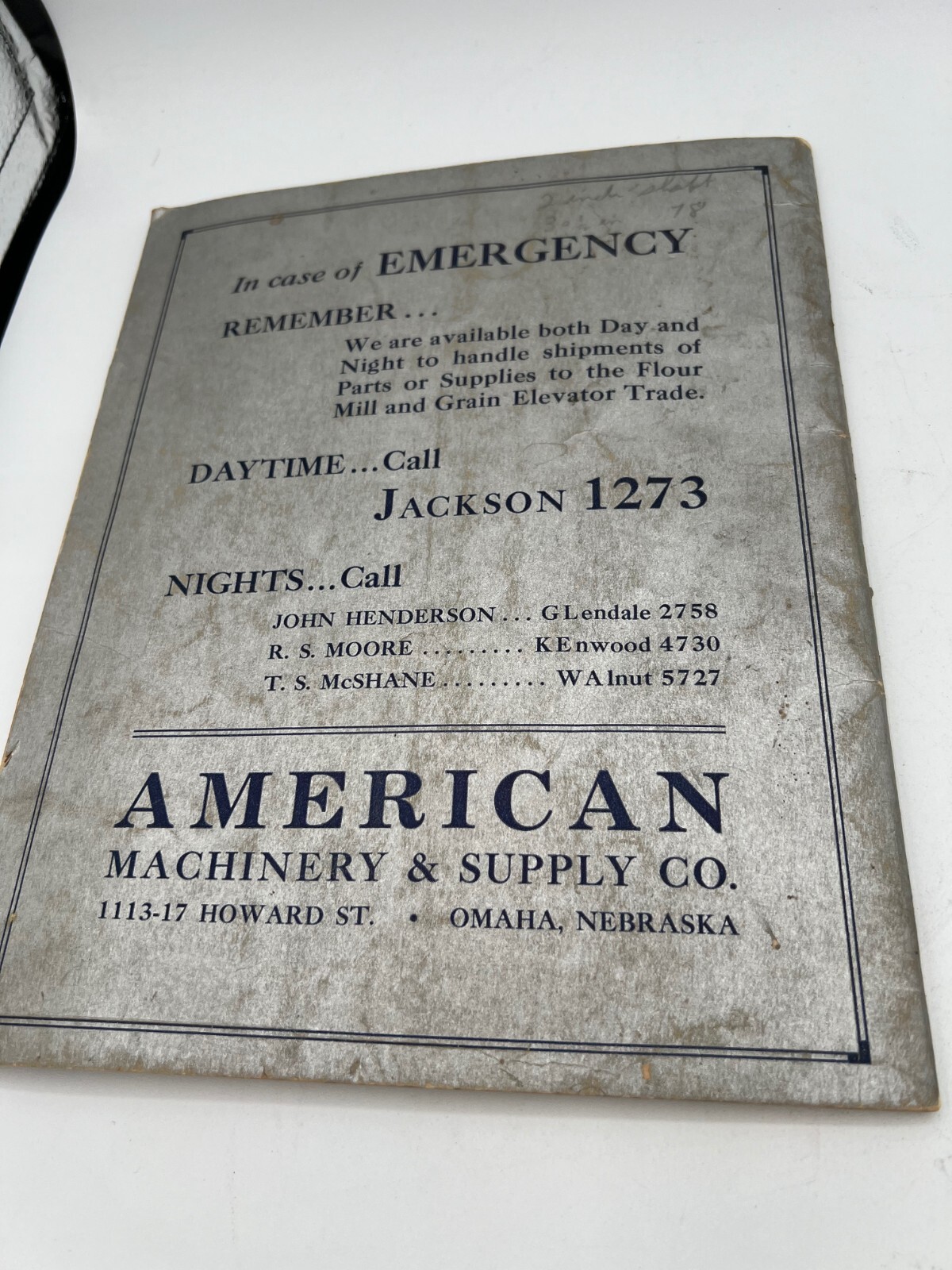 Grain Elevator Machinery & Supplies / American Machinery & Supply Co OMAHA Nebr