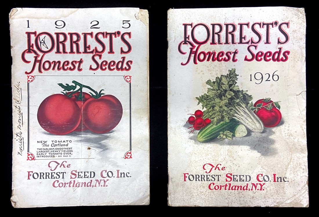 1925 and 1926 FORREST&rsquo;S HONEST SEEDS – FORREST SEED CO CATALOGUES – TWO Each 72p