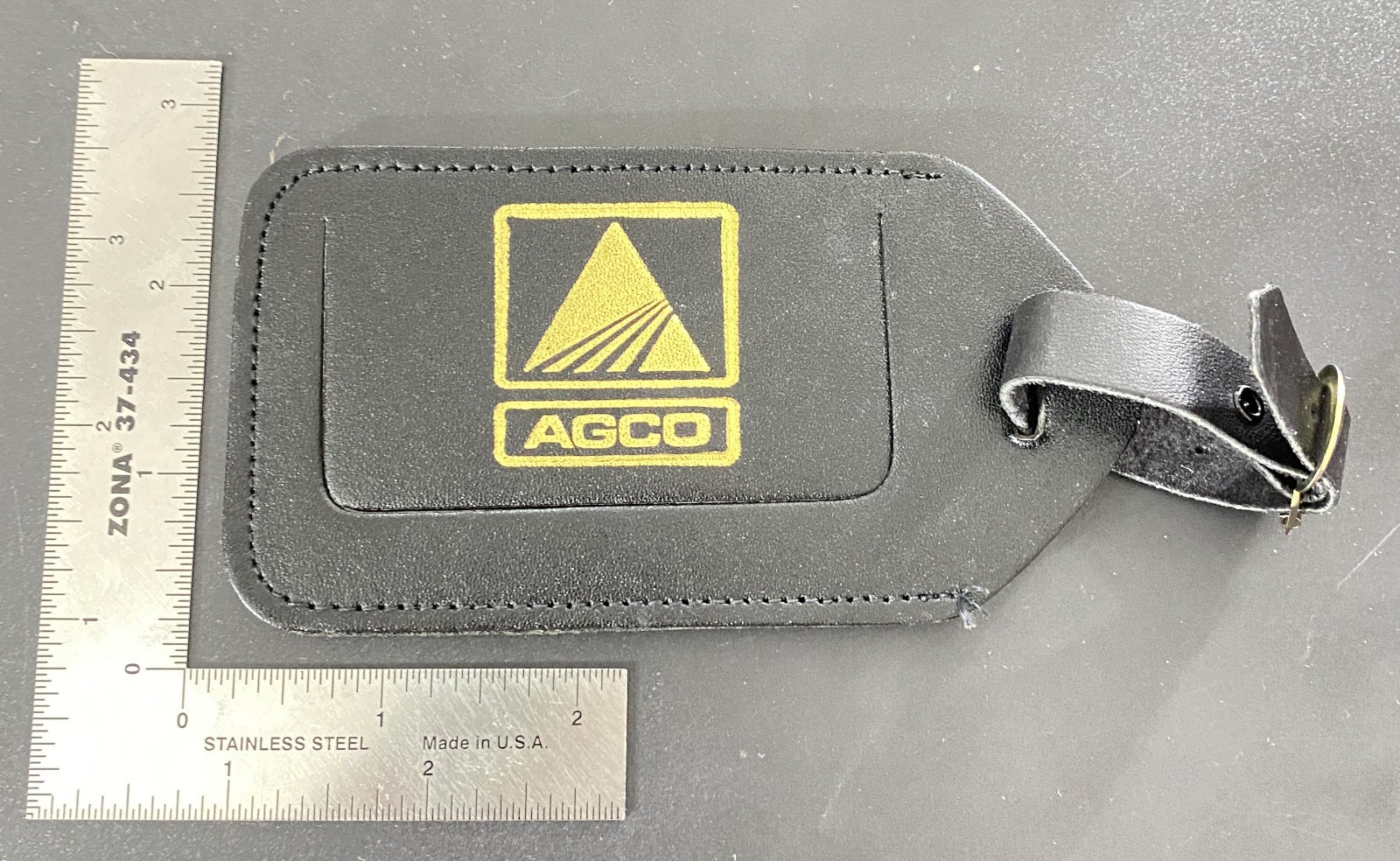 AGCO Corp Agco Allis – Luggage Travel Leather Bag Tag New Chalmers Tractor Farm