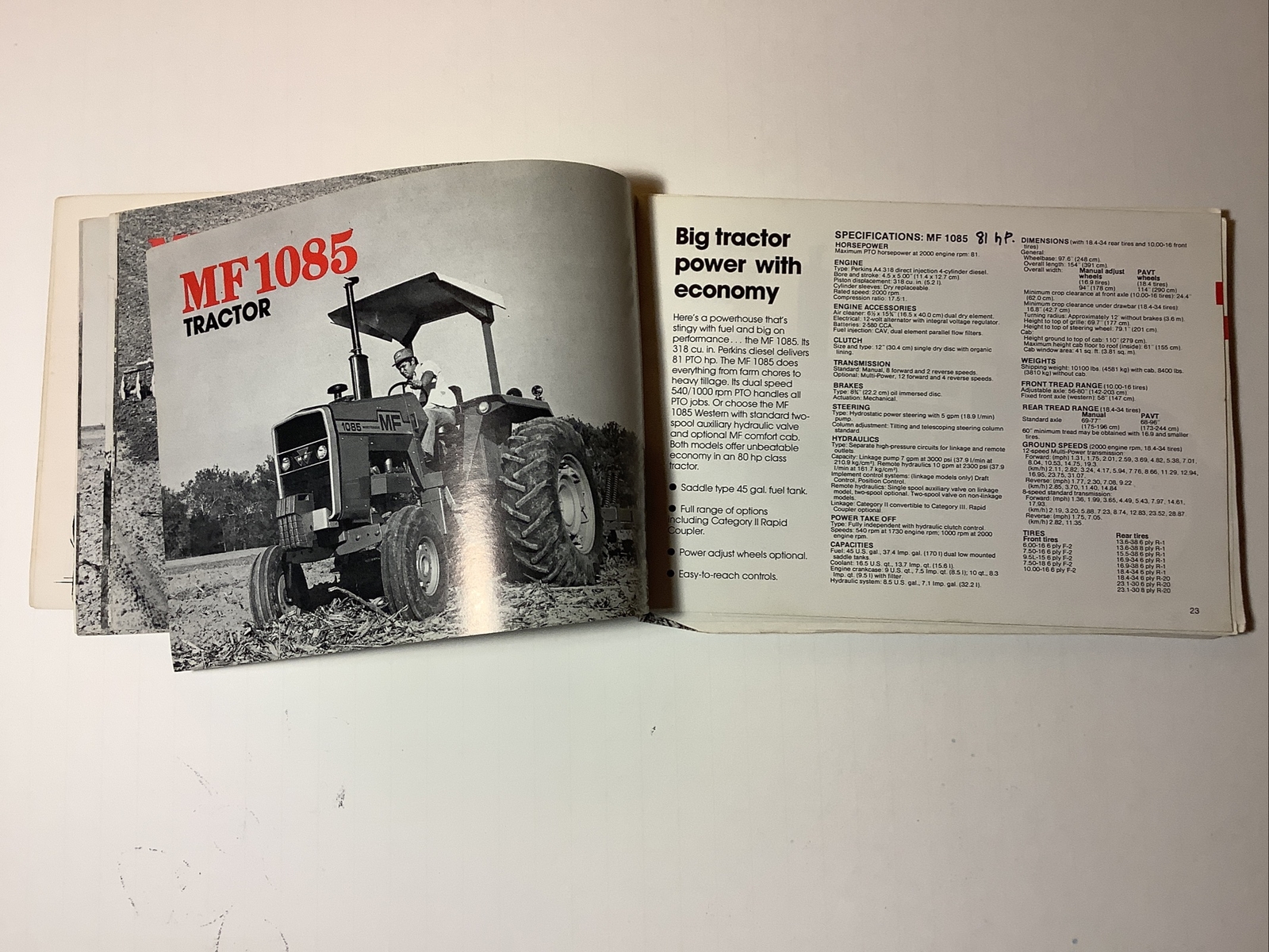 MASSEY-FERGUSON FARM MACHINERY GUIDE 1978 EDITION 212 PAGES