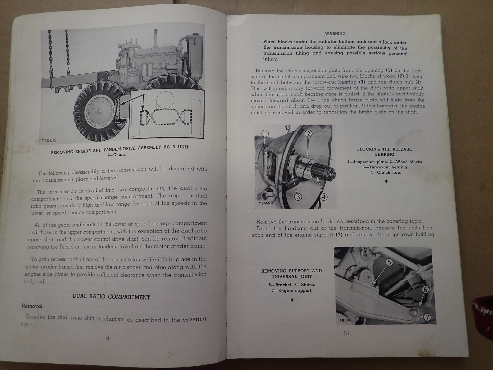 Original 1955 Caterpillar 12 Serviceman&rsquo;s Reference Book Maintenence Manual