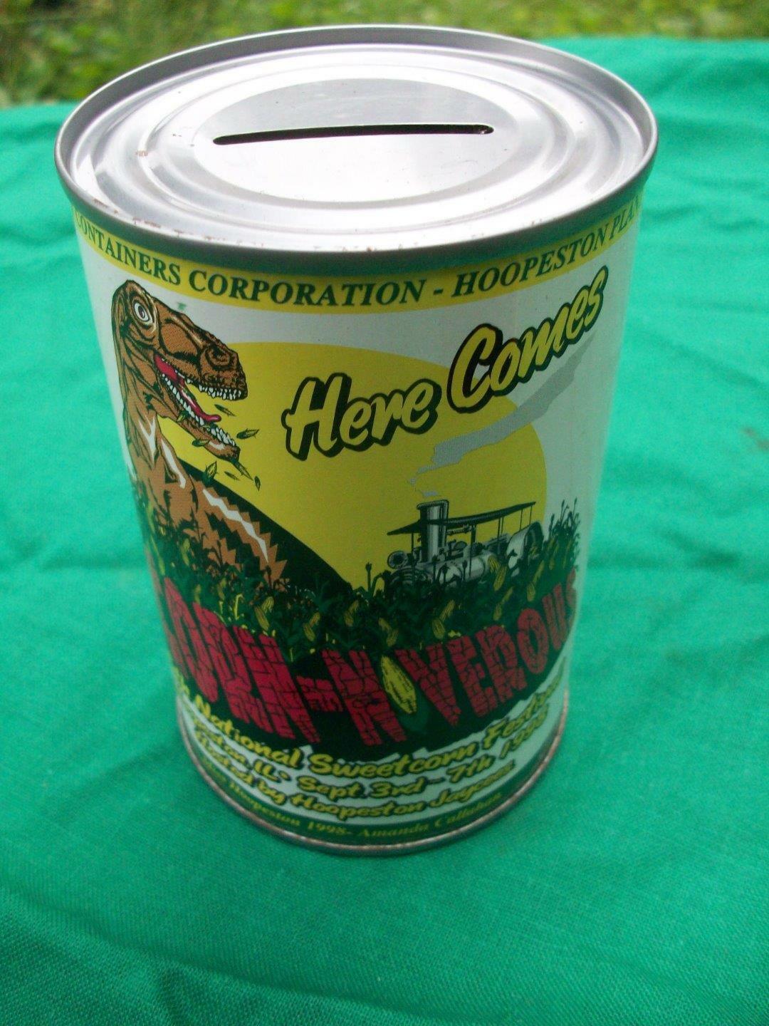 INDIANA FARM HOUSE FIND=HOOPESTON,ILLINOIS 1998 SWEETCORN FESTIVAL BANK