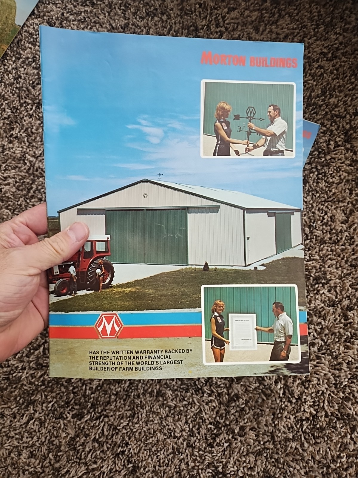 2 Morton Buildings Machine Farm Storage Facilities Sales Brochures 1978 1980