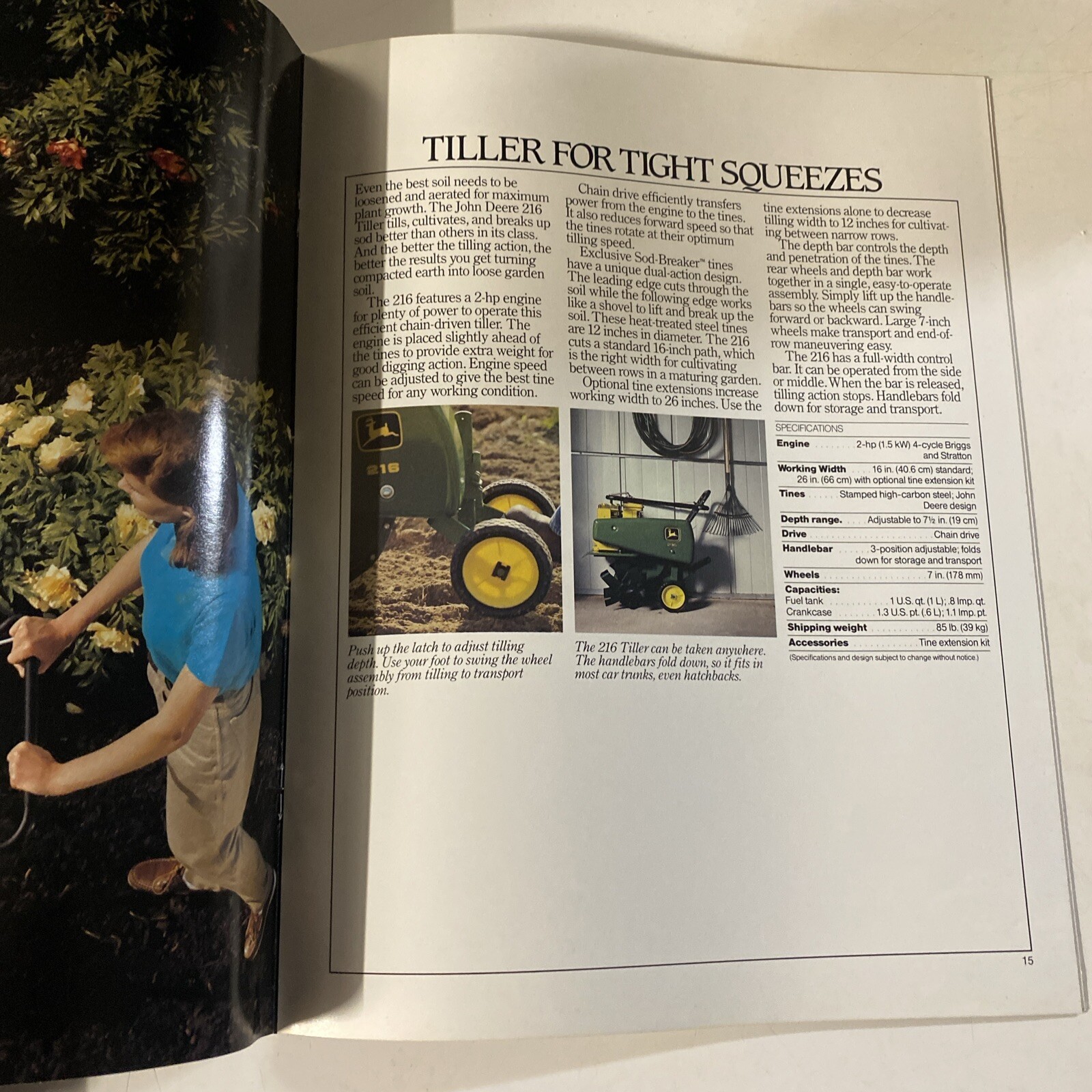 John Deere Outdoor Power Equipment For 1985 Brochure