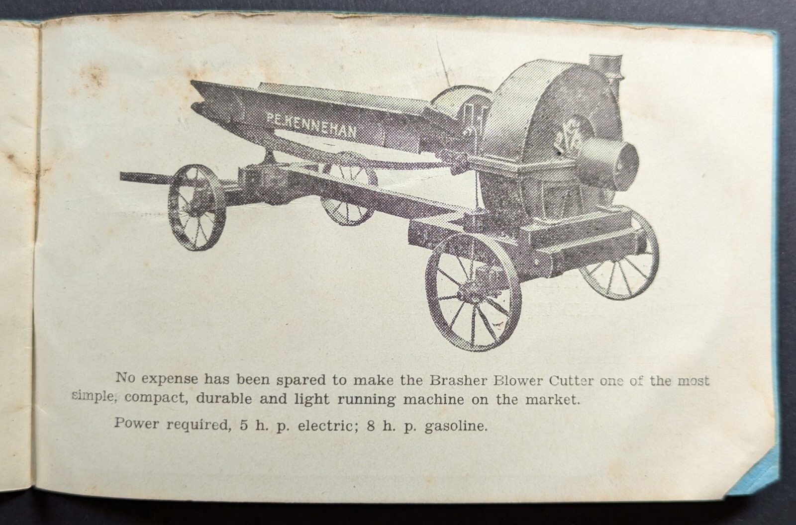 Antique Brasher Plows Brasher Falls NY Farming Graphic 20 Page Catalog
