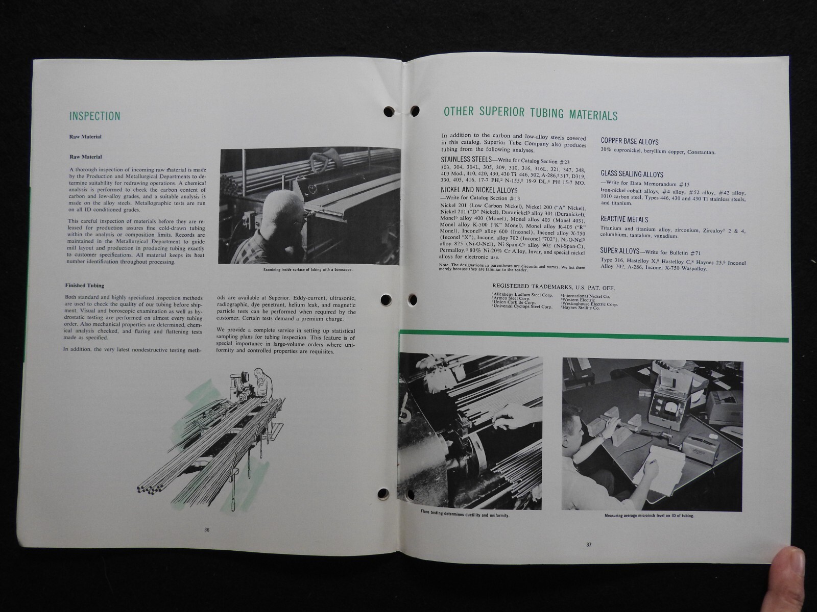 1966 Superior Tube Co. Stainless Steel Tubing Engineering Catalog Norristown PA