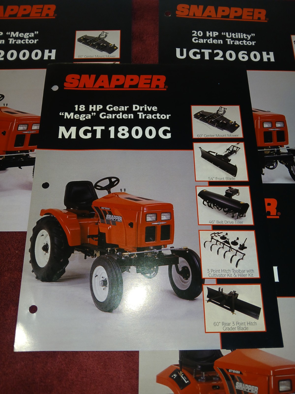 Snapper Garden Tractor Brochures