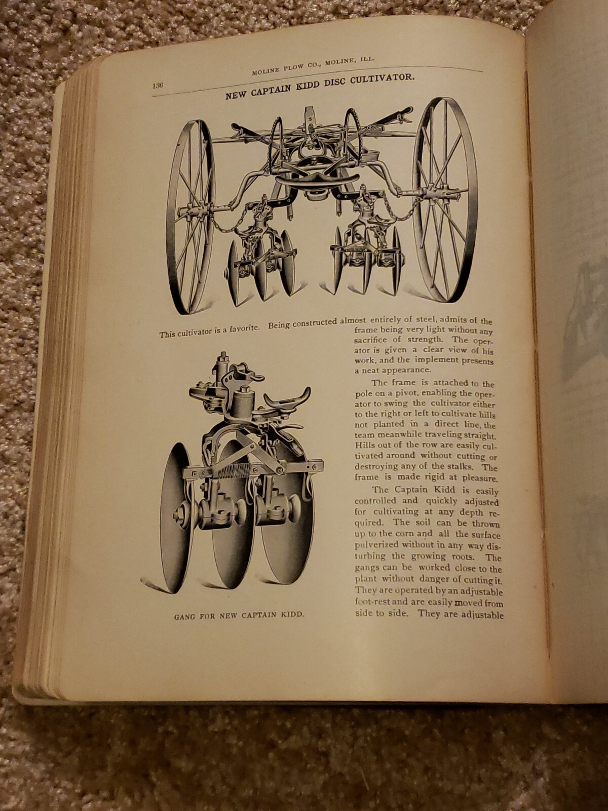 1904 Moline Plow Company Catalog Modern Implements Employee Version