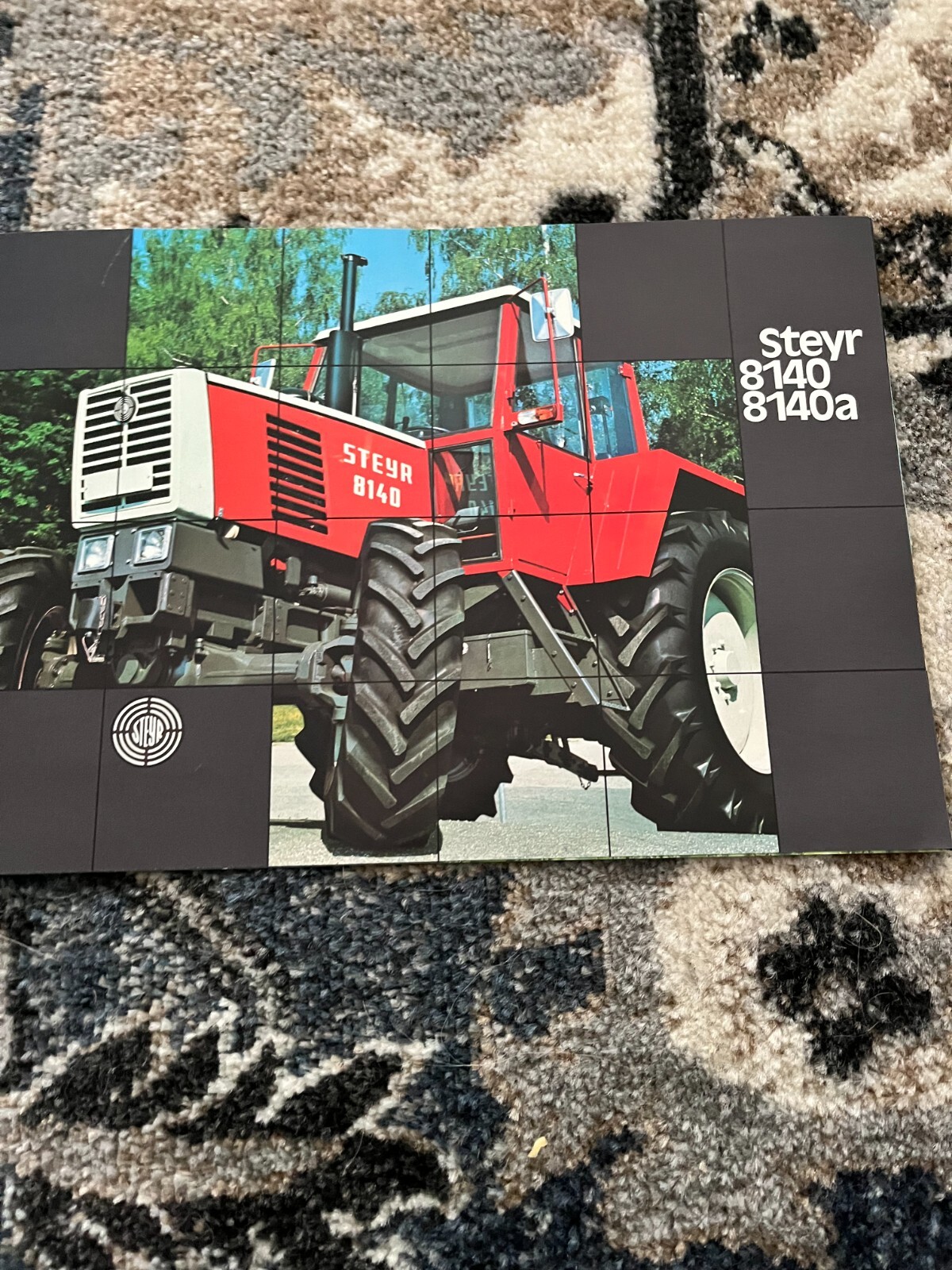 Steyr 8140 8140A Tractor Brochure FCCA