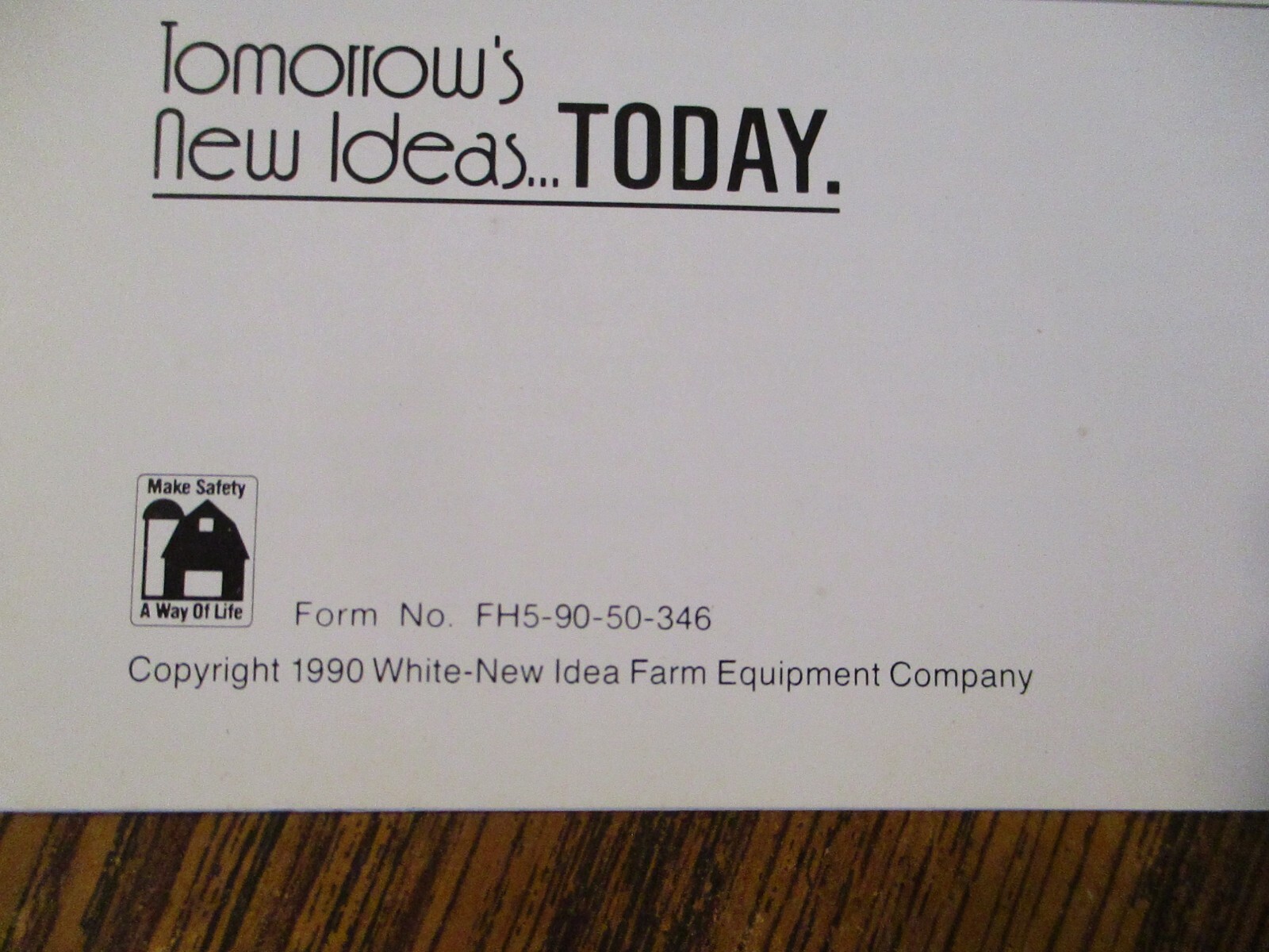 *New Idea 9000 Air Series Planters Dealer Advertising Sales Brochure Literature