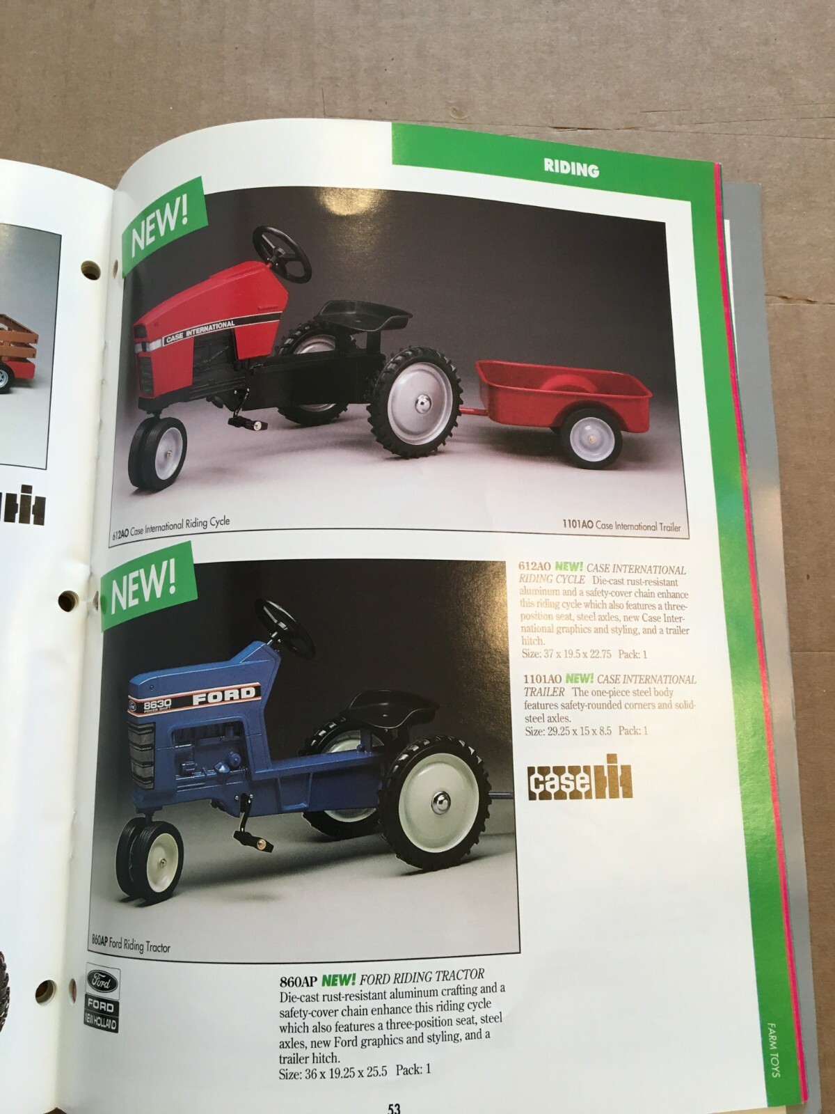 Ertl Toys Brochure 1991 (Nice)