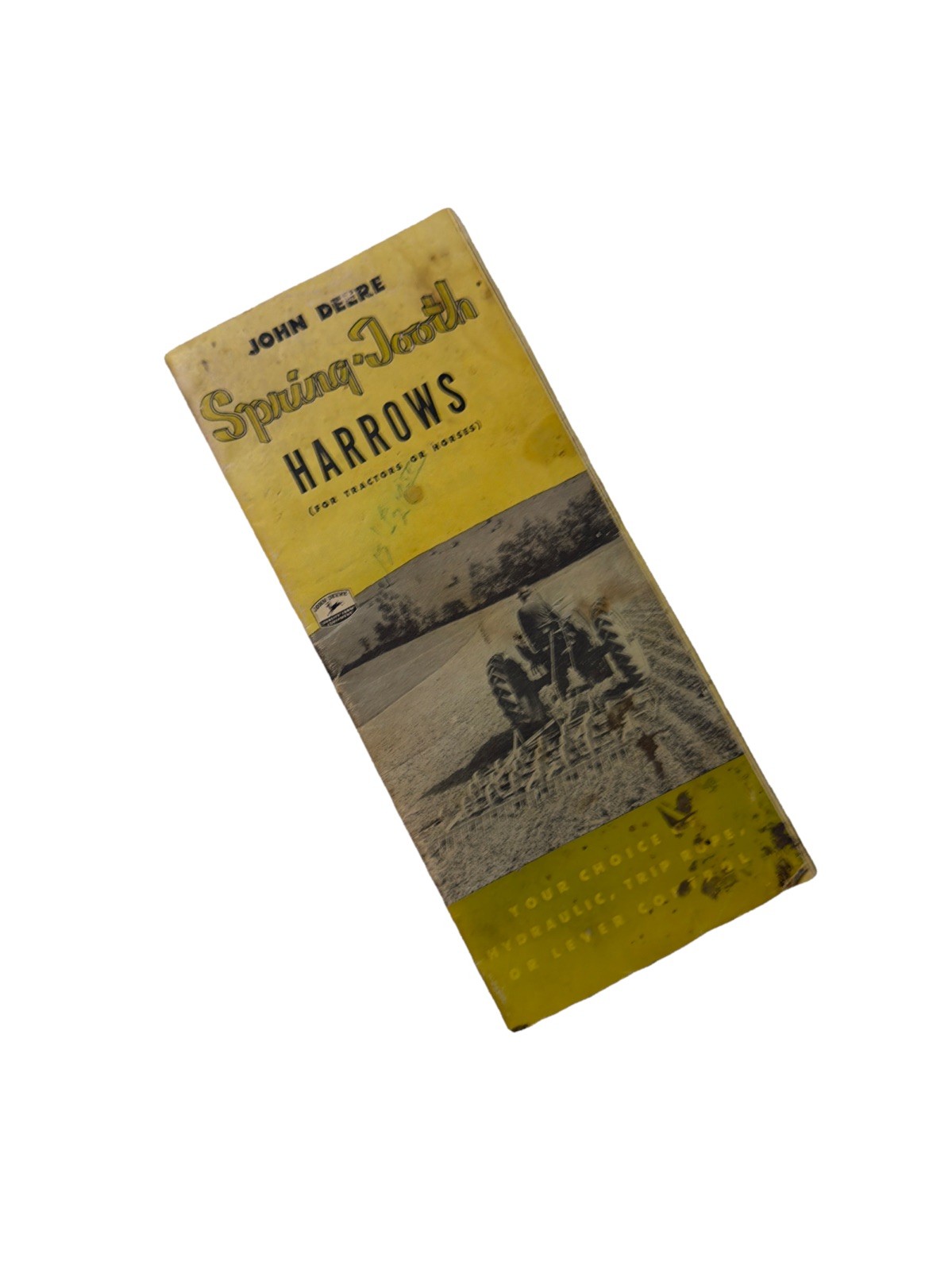 Vintage John Deere Brochure Spring Tooth Harrows