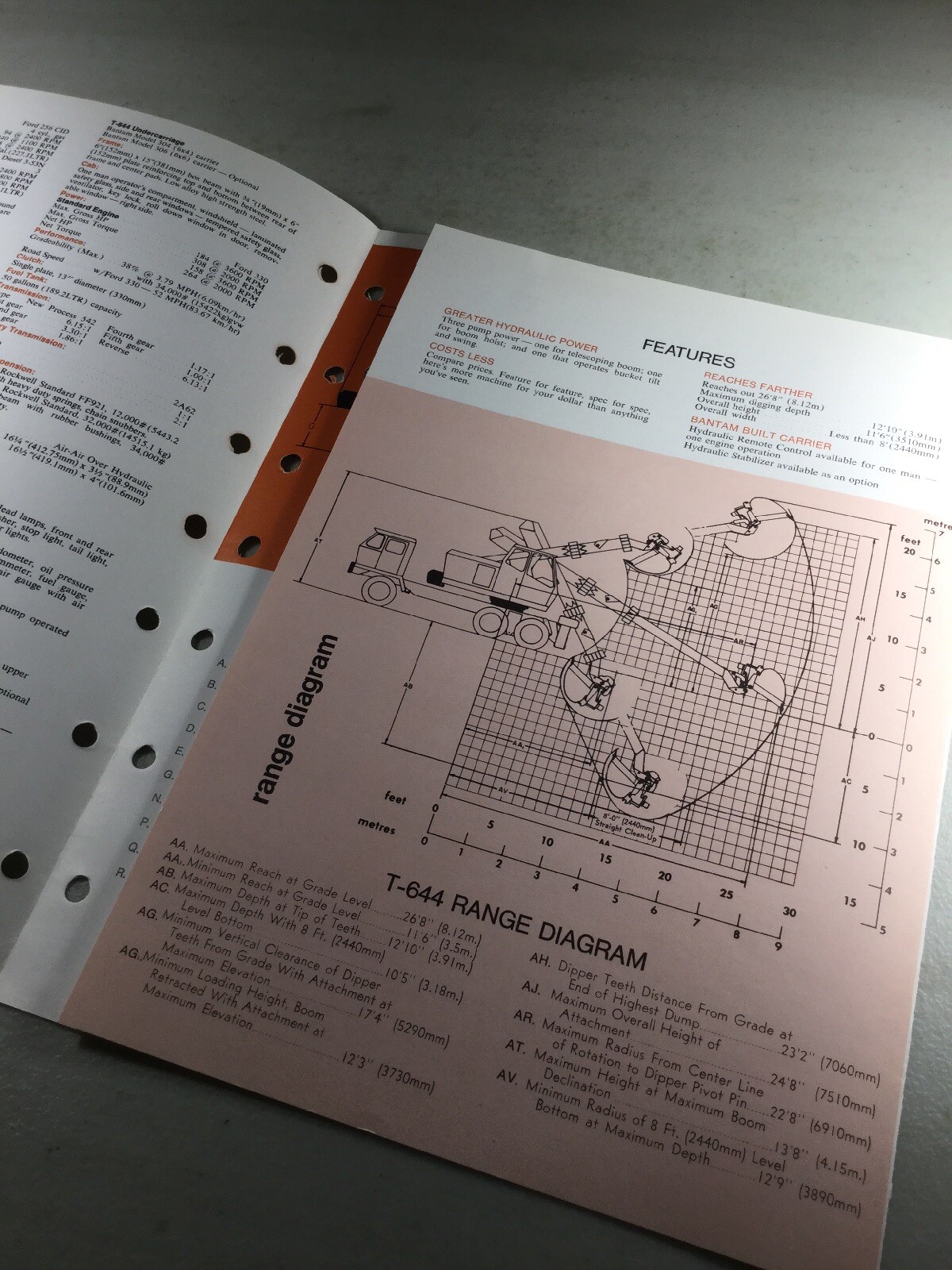Bantam T644 Teleskoop Sales Brochure, Literature