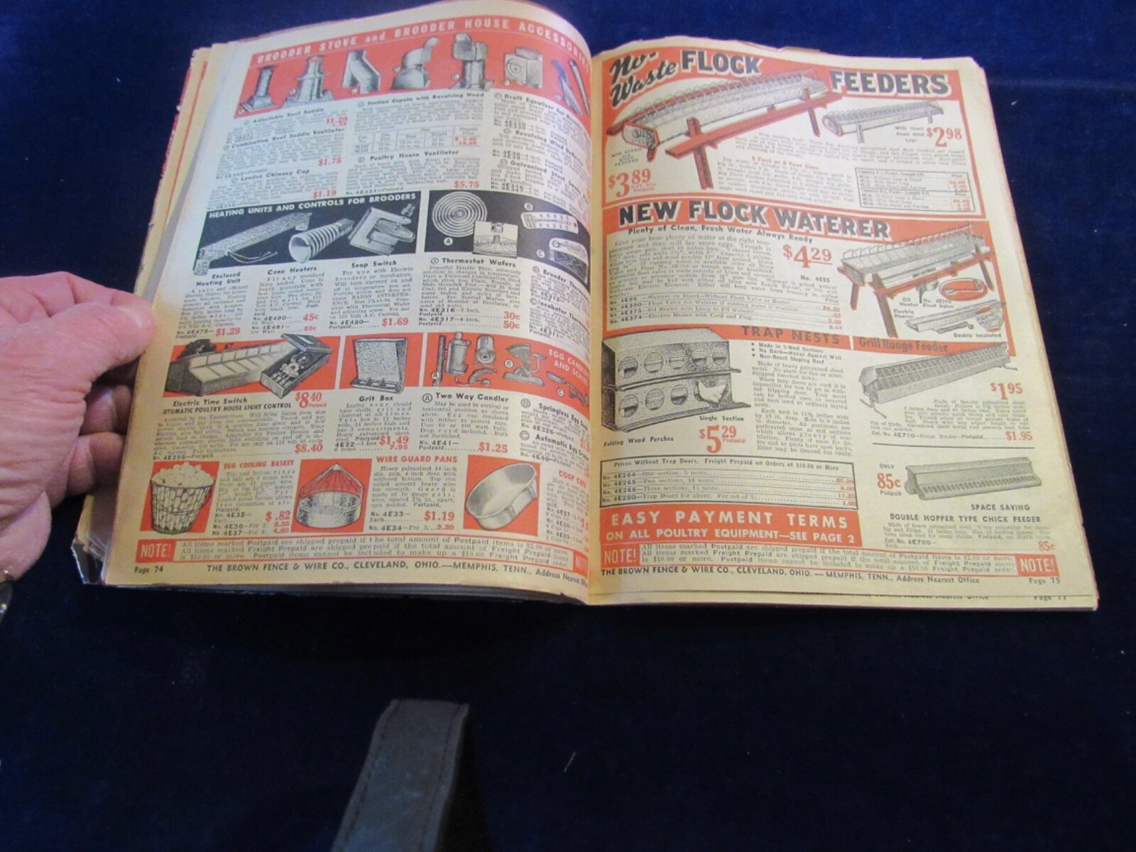 1942 Brown Fence & Wire Catalog Spring Summer Cleveland 132p Tackle Farming C203
