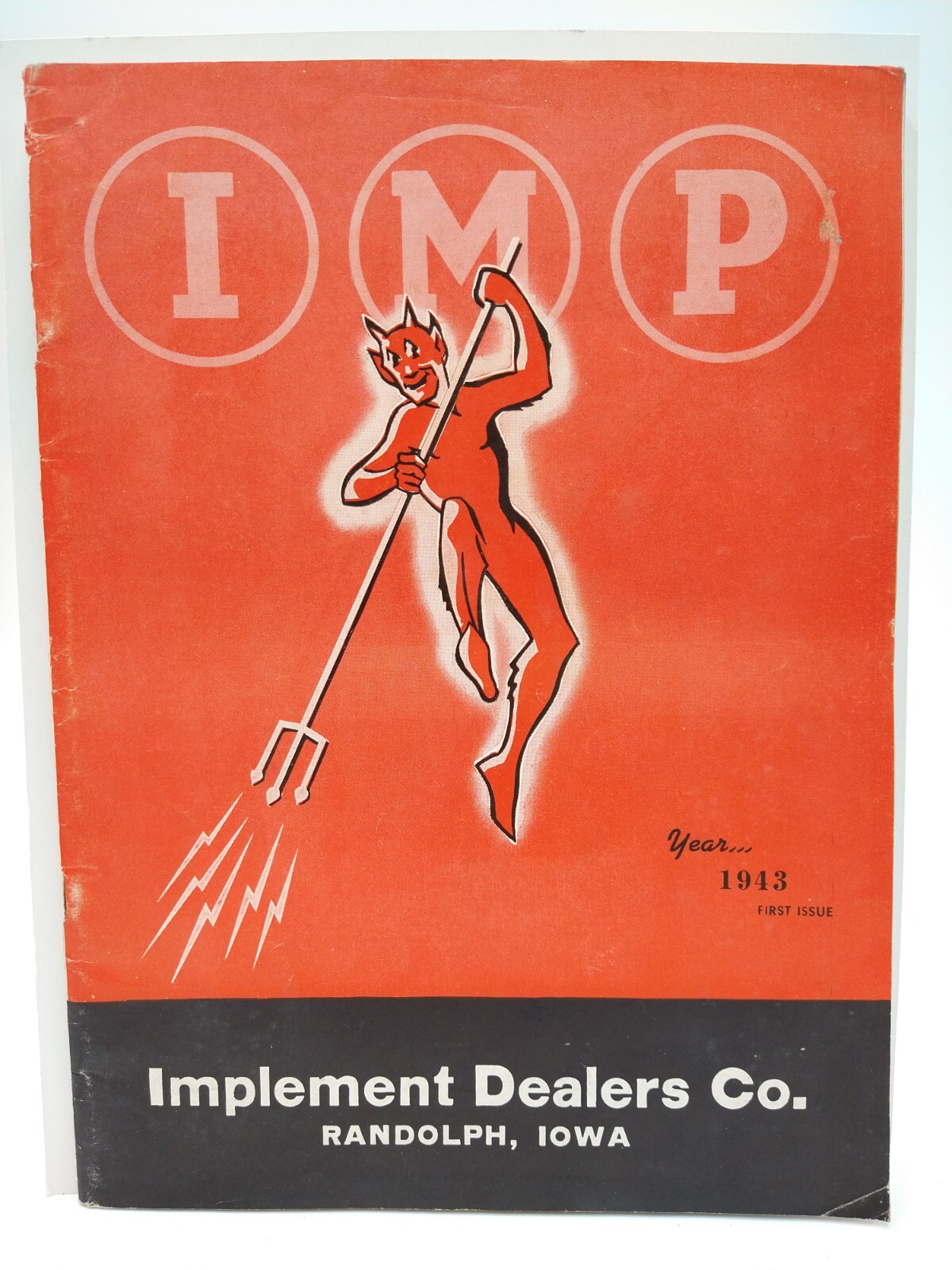 VTG 1943 Implement Dealers Co. Catalog RANDOLPH IA Tractor Truck Parts DEVIL IMP