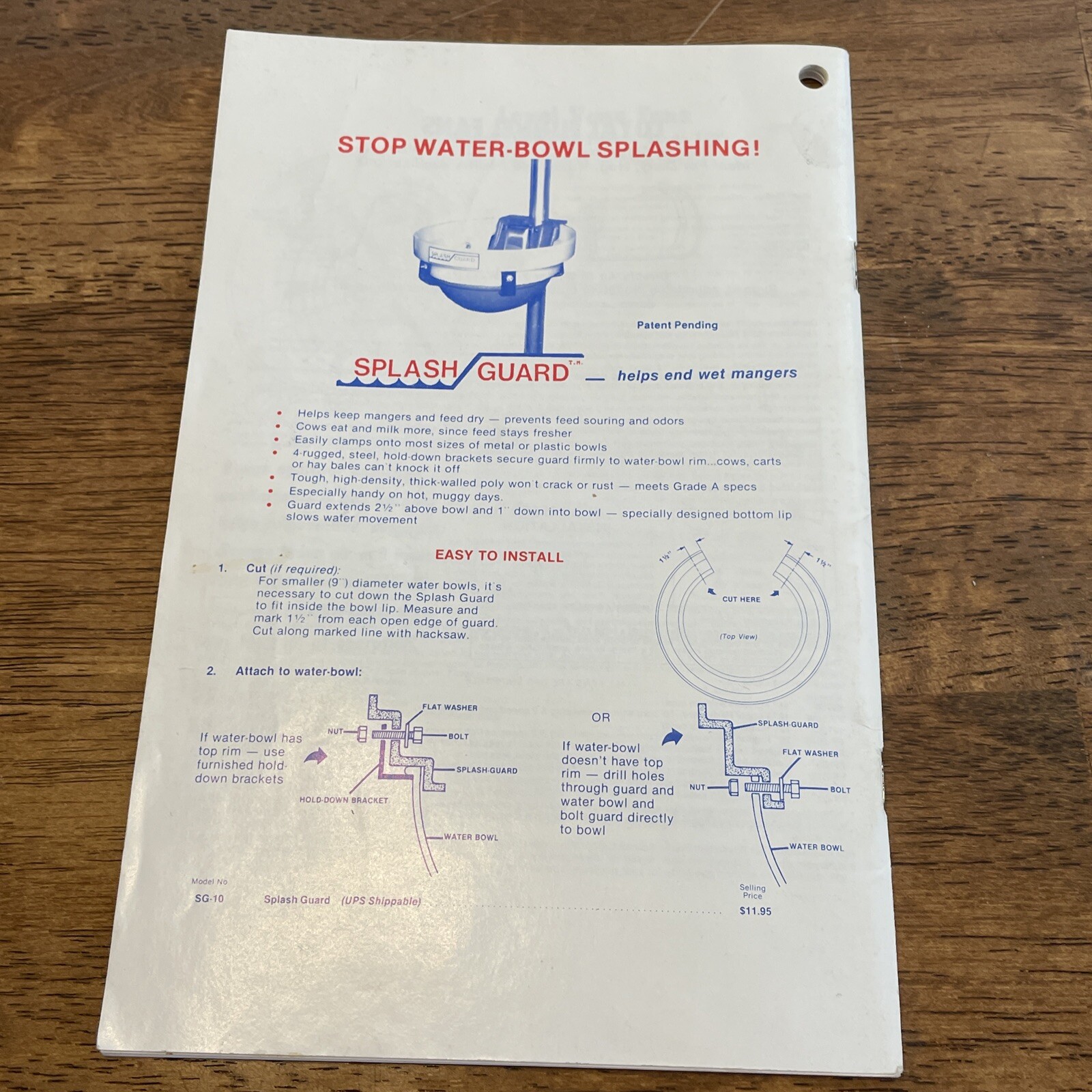 Vintage 1989 LOYAL FARM EQUIPMENT Catalog Roth Manufacturing Farming Book