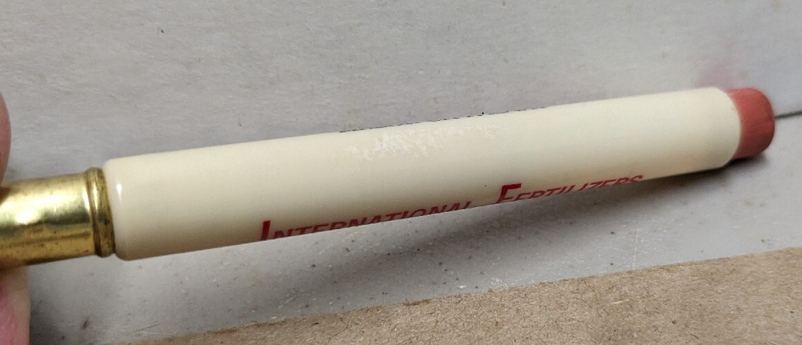 Vintage International Fertilizers Chicago Hts IL Mason City IA Bullet Pencil