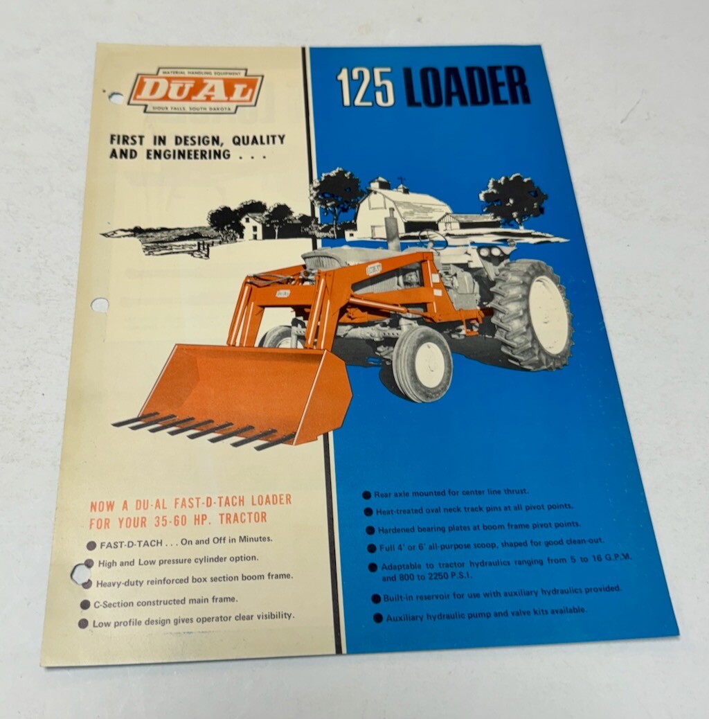 DuAl 125 Loader Single Sheet 1974 Brochure